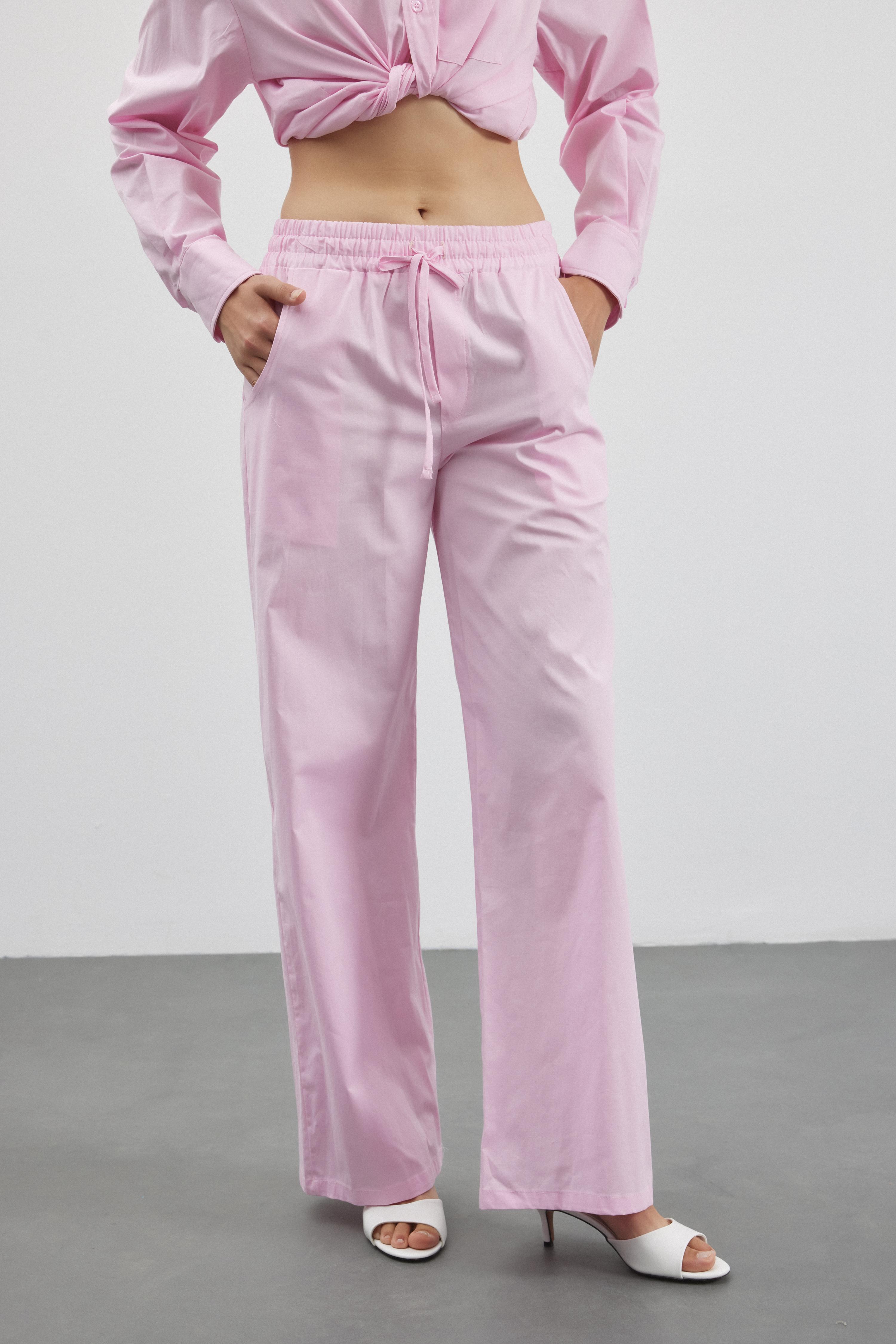 He/She Pantolon - Pembe
