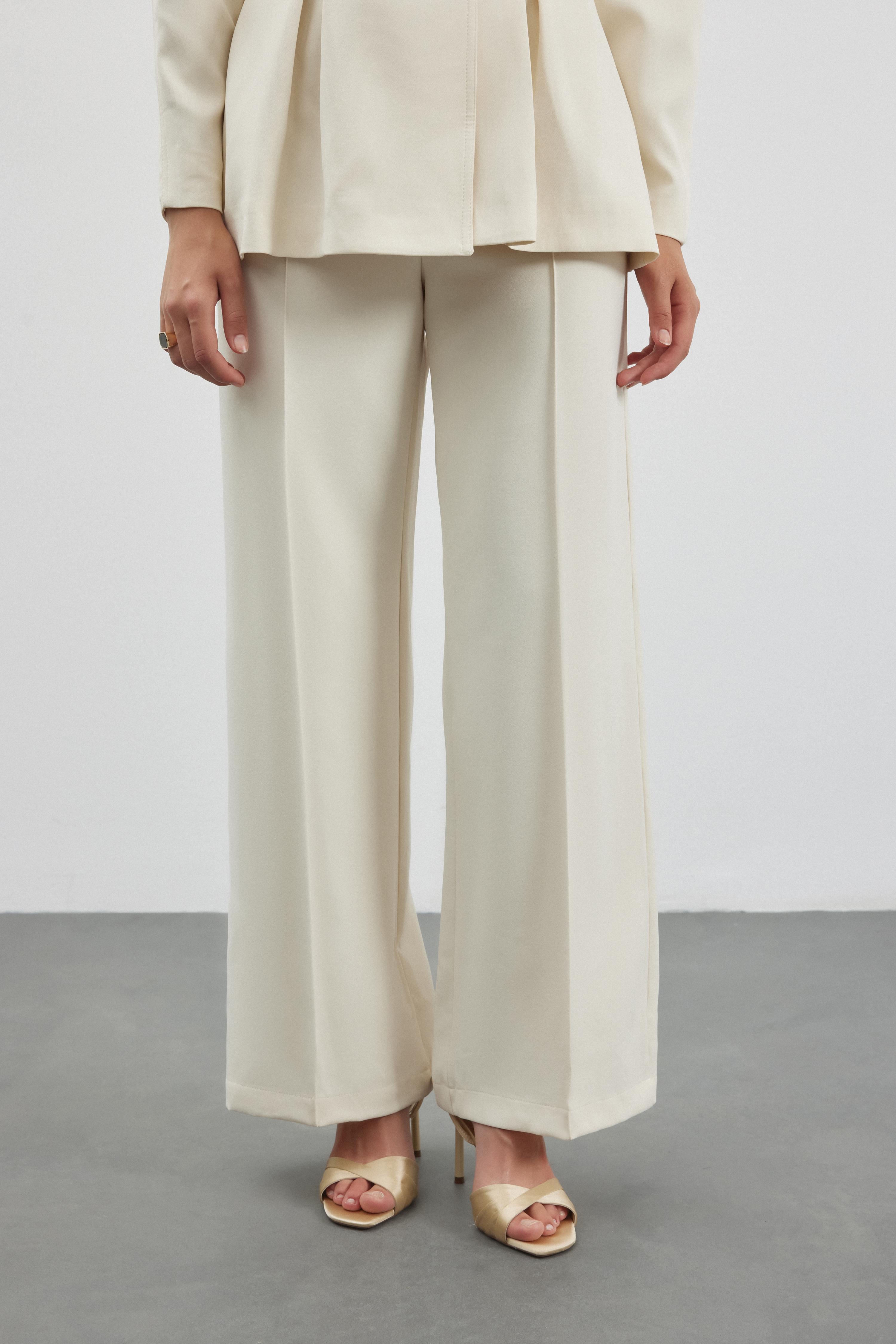 Talia Blazer Takım - Beyaz