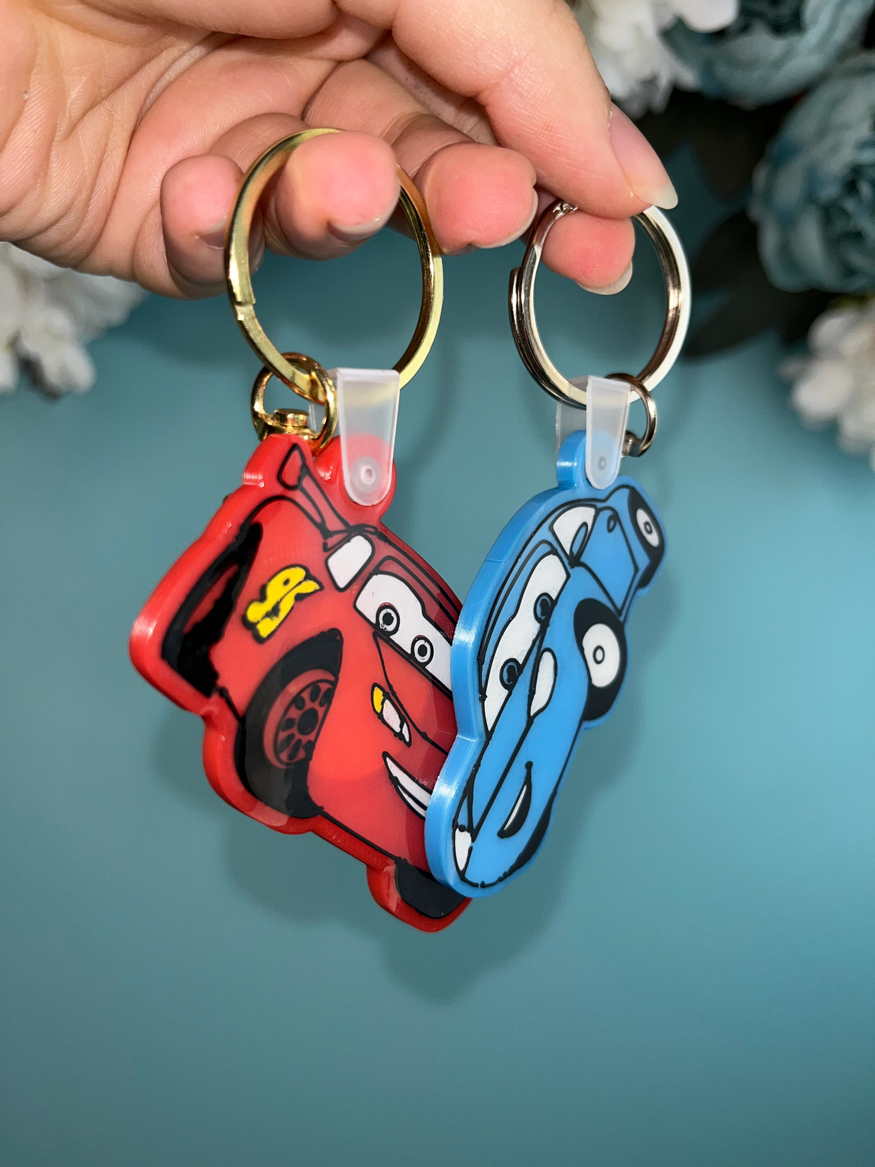 NFC'li Mıknatıslı Arabalı Çift Anahtarlık