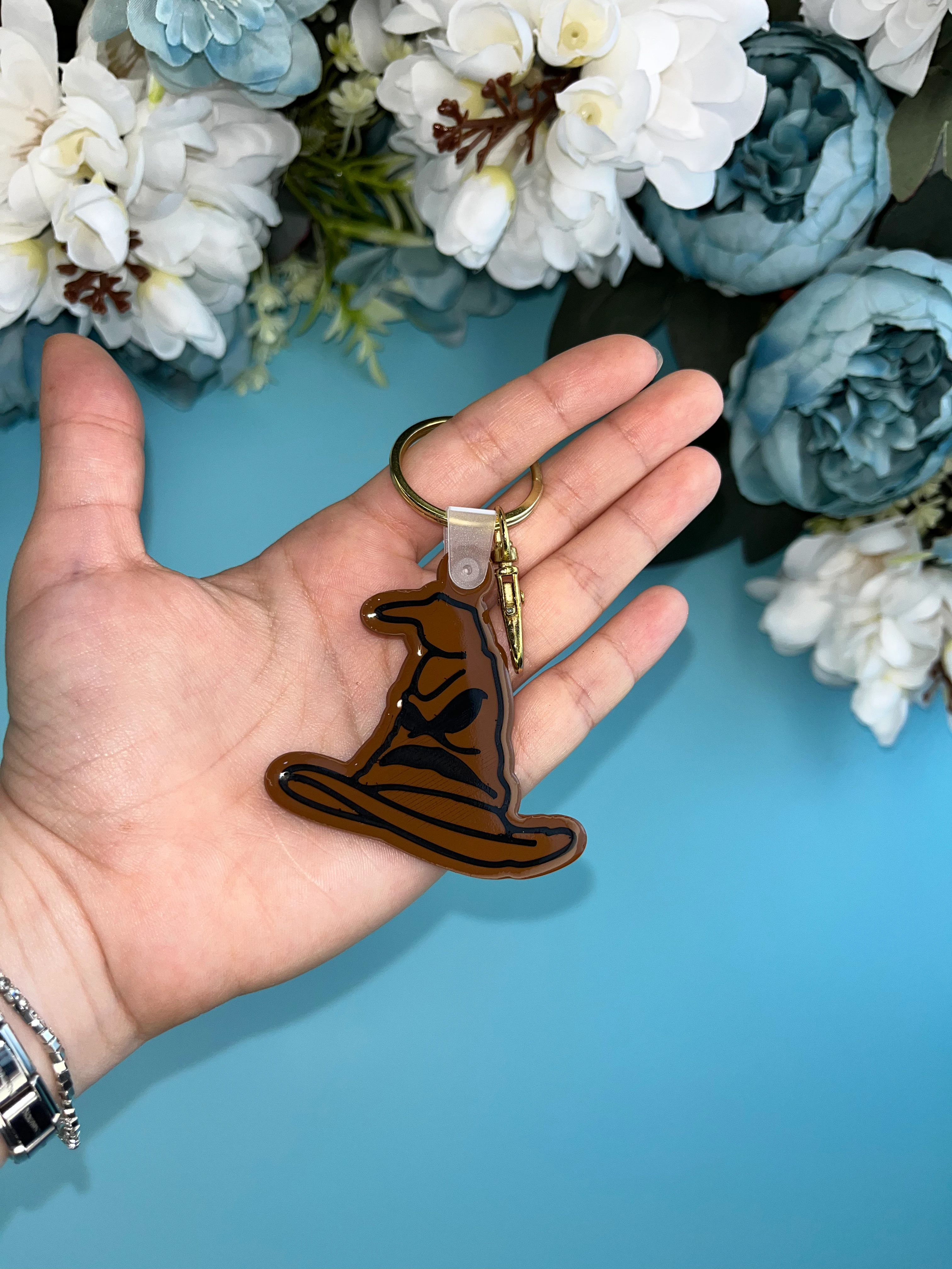 NFC'li Sihirbaz Şapka Anahtarlık