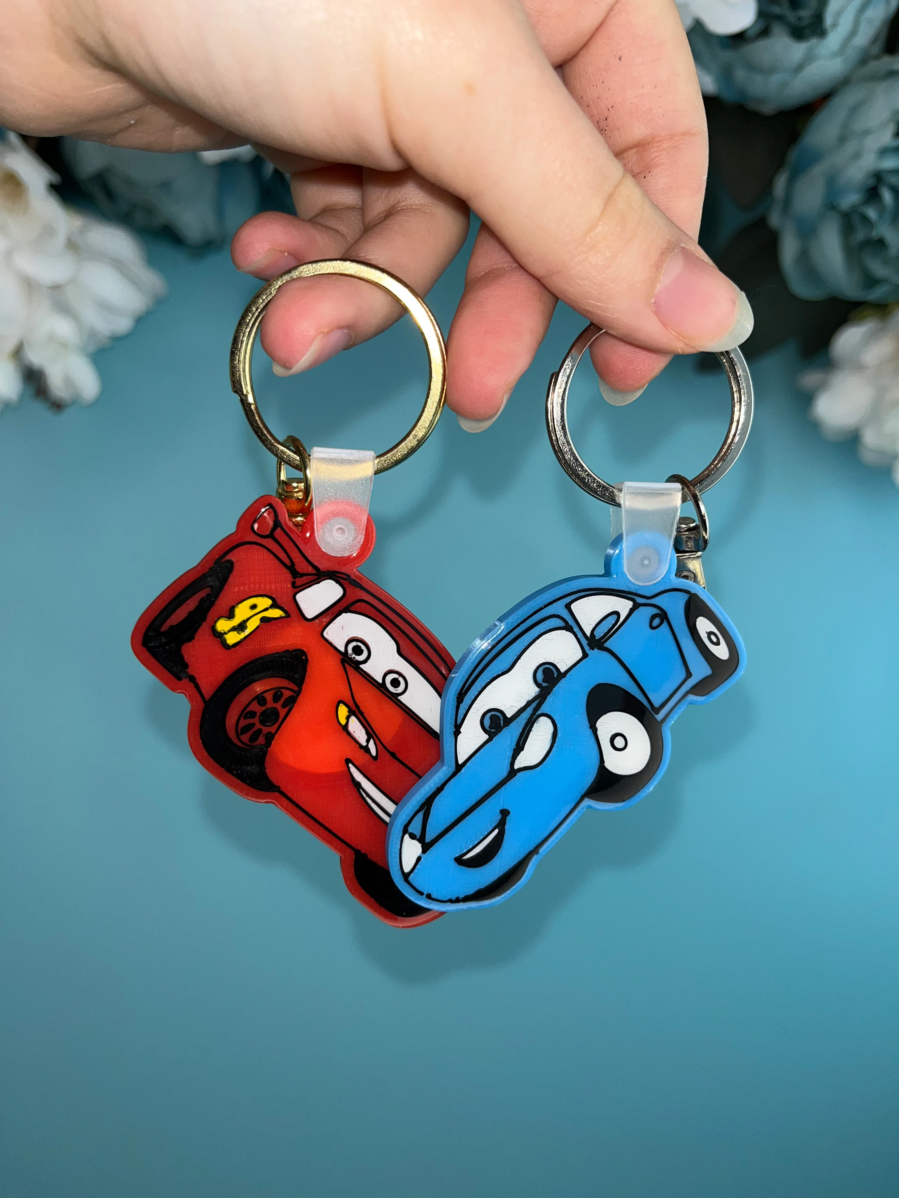 NFC'li Mıknatıslı Arabalı Çift Anahtarlık