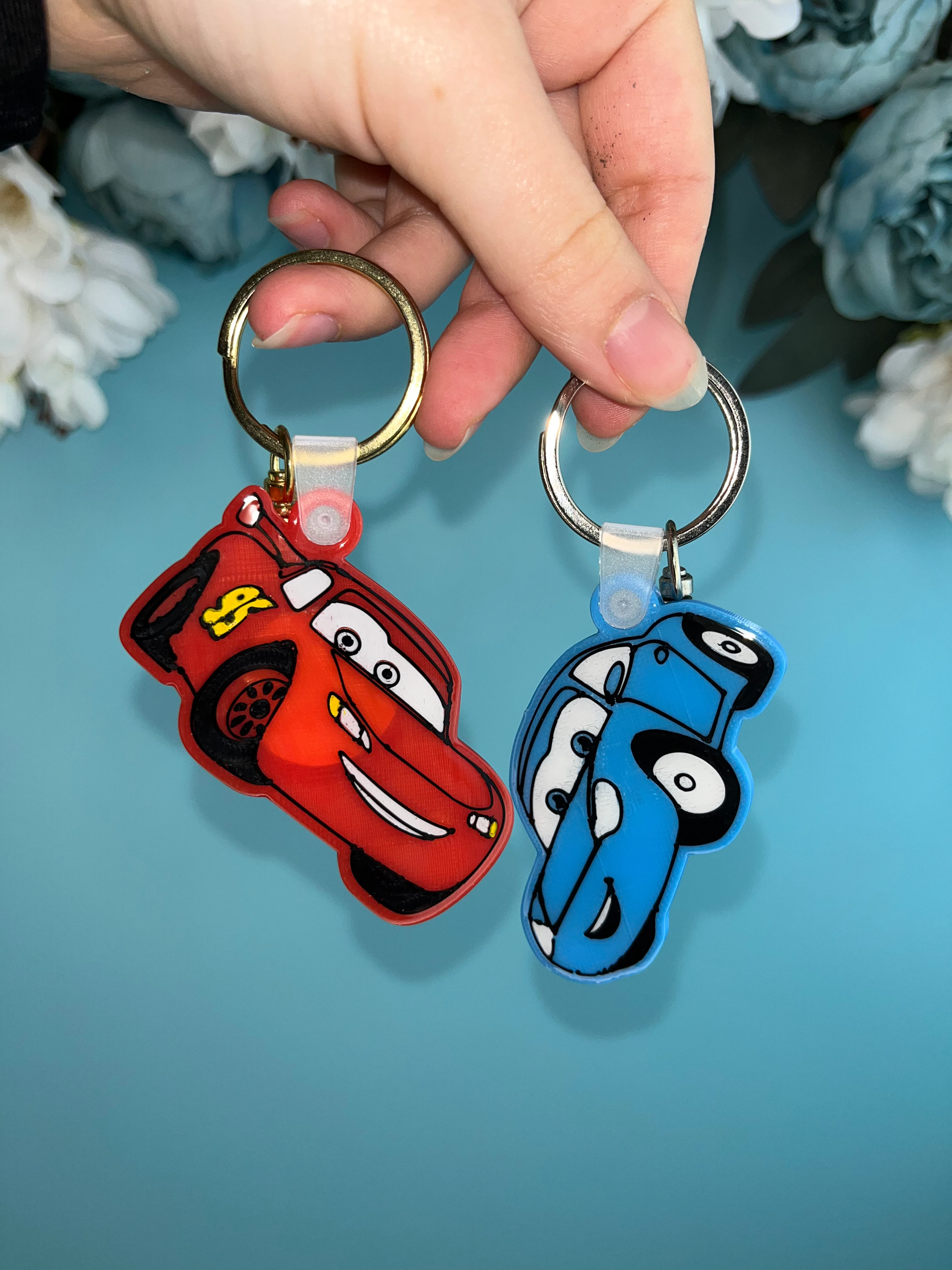 NFC'li Mıknatıslı Arabalı Çift Anahtarlık