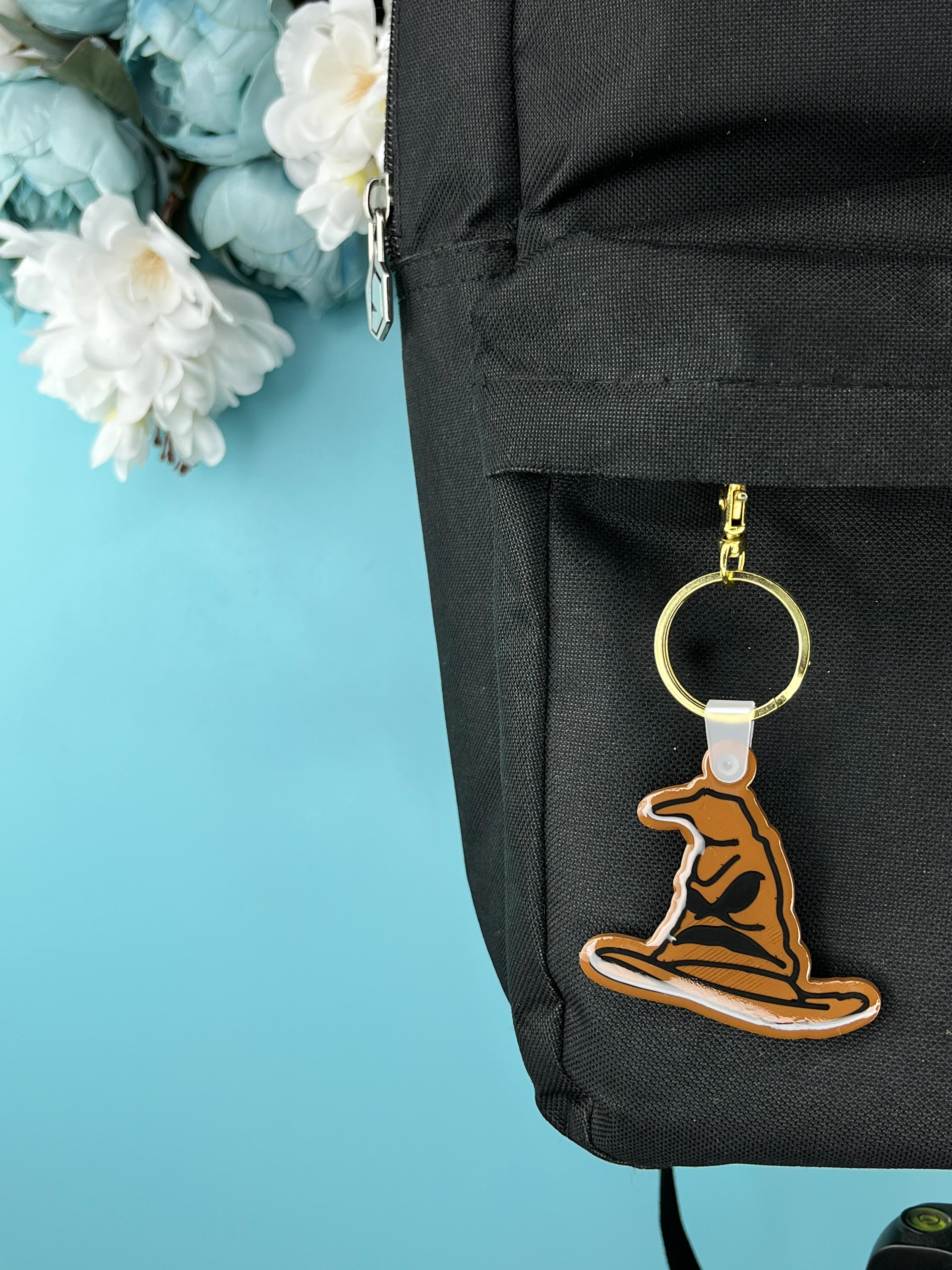 NFC'li Sihirbaz Şapka Anahtarlık