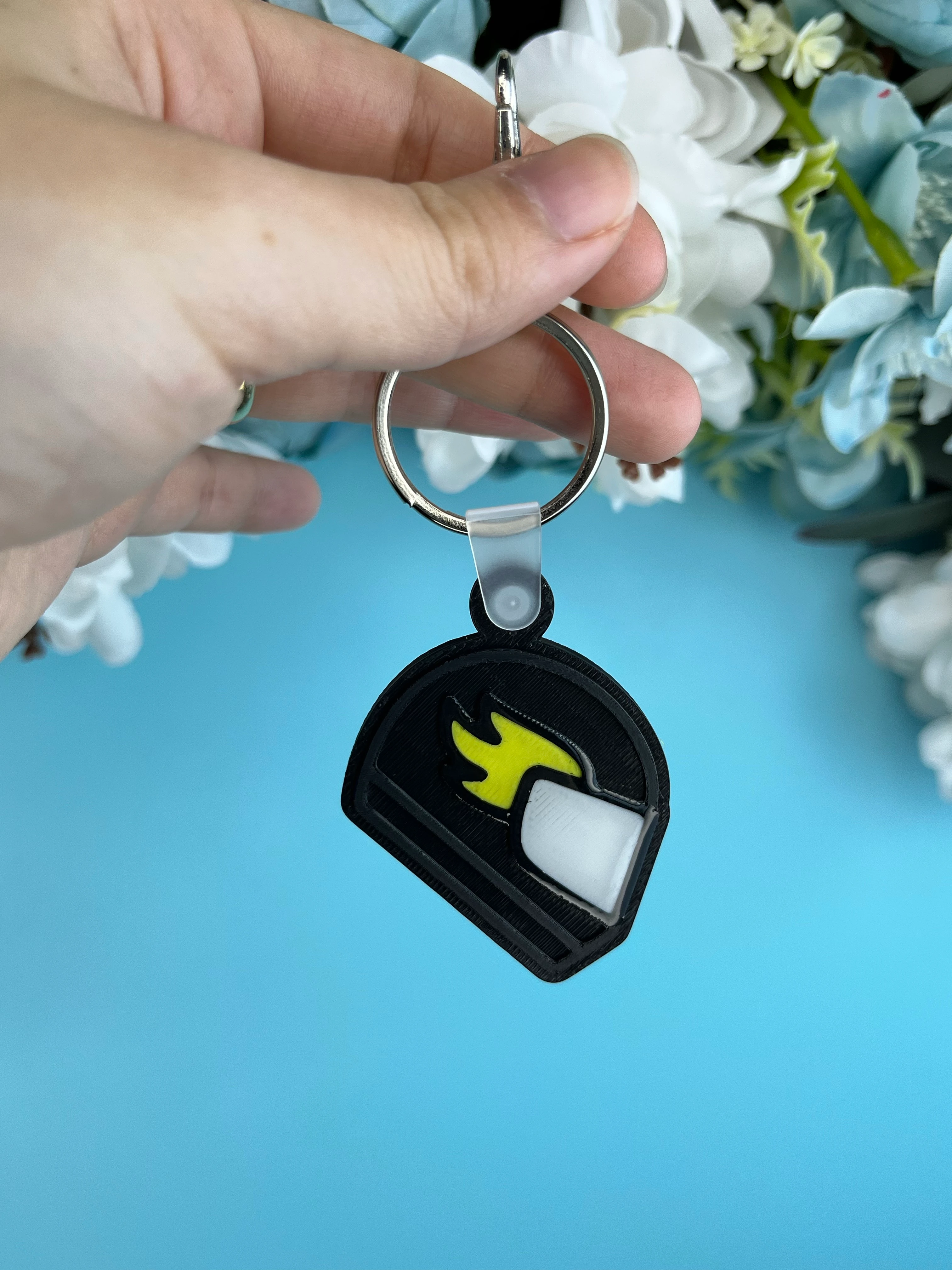 NFC Motorcu Kask Anahtarlık (Tekli)