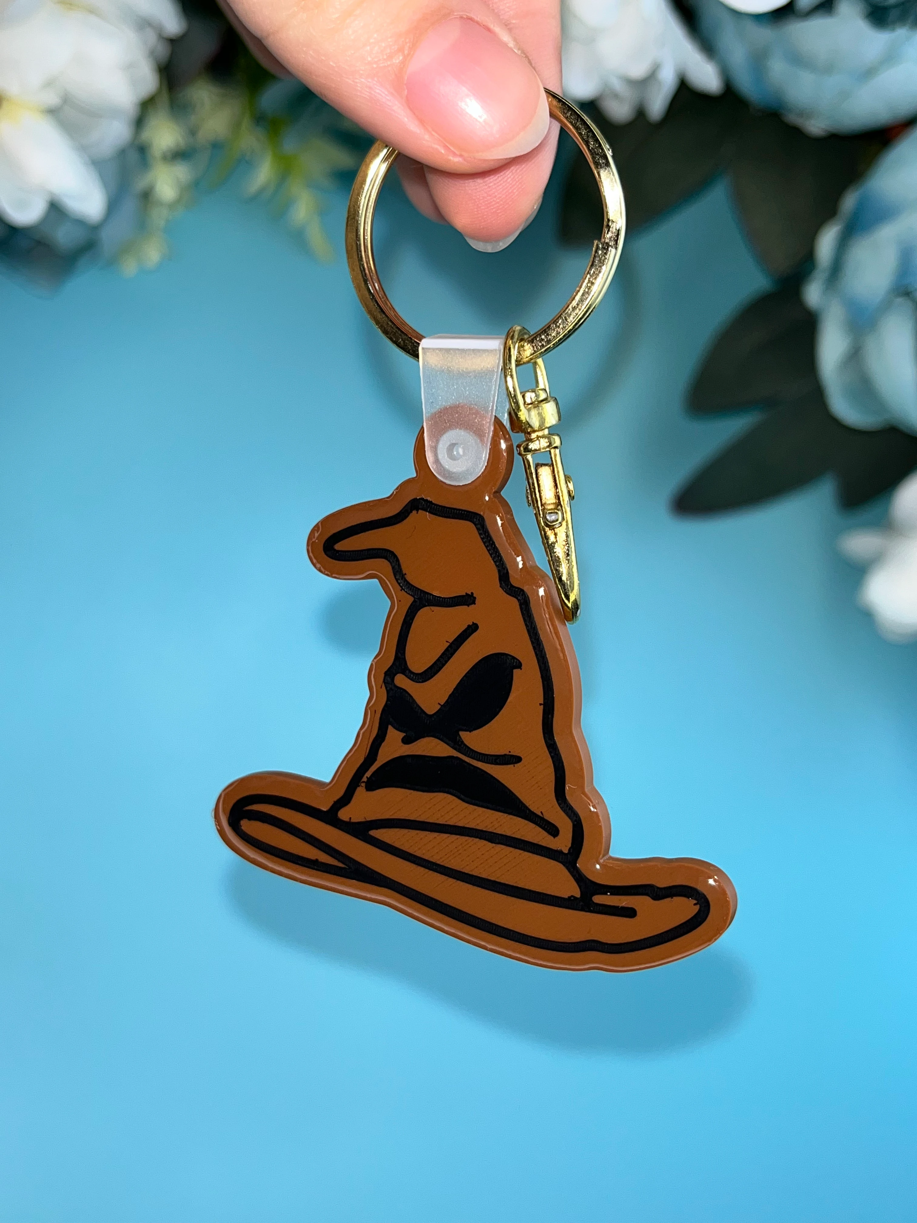 NFC'li Sihirbaz Şapka Anahtarlık