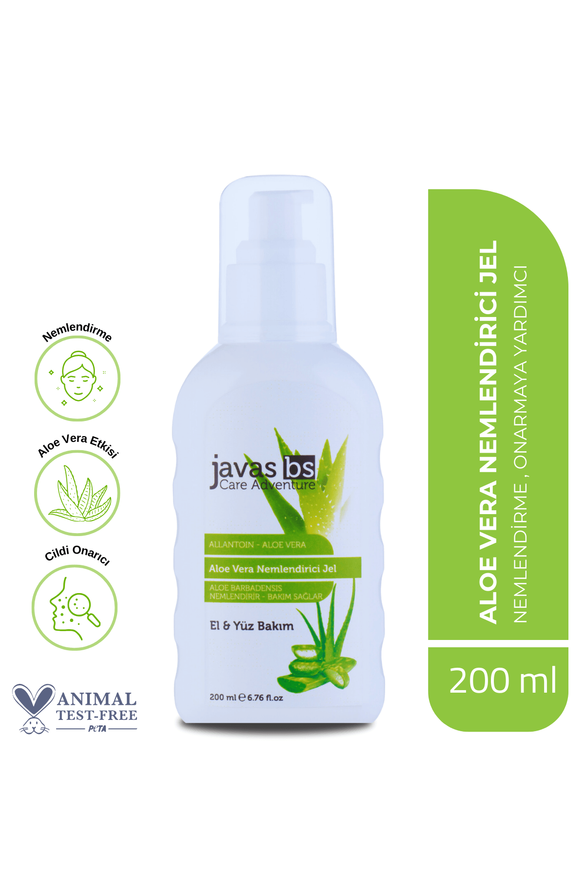 Aloe Vera Yoğun Nemlendirici Ve Yatıştırıcı Etkili Jel 200 ml