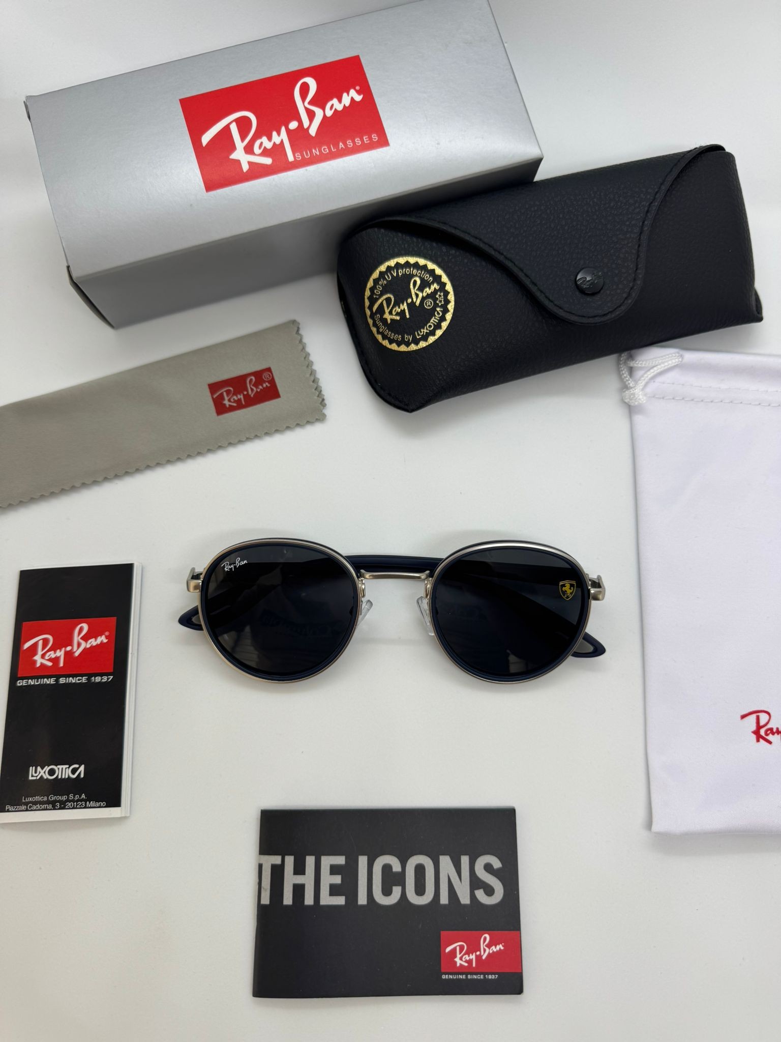 Ray-Ban Ferrari Modeli Silver Blue