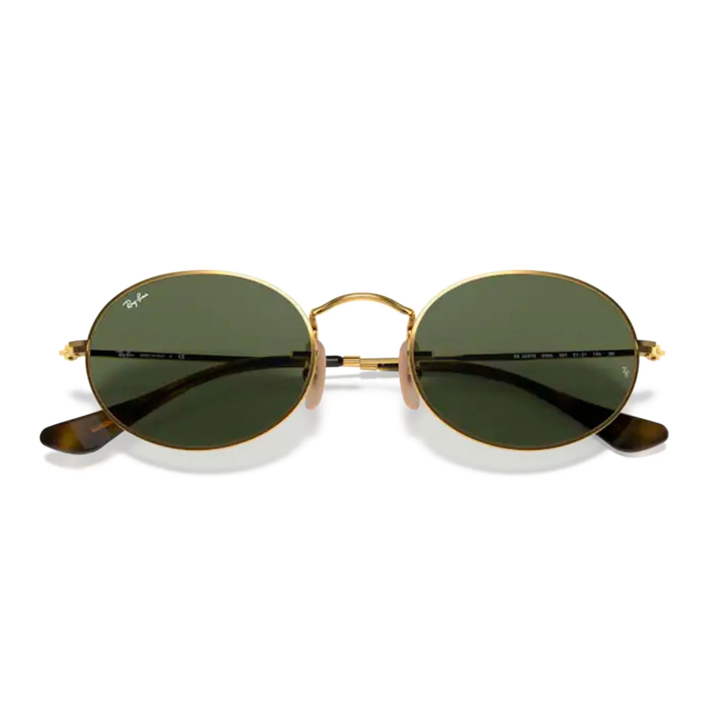 Ray-Ban Oval RB 3547 Gold Green