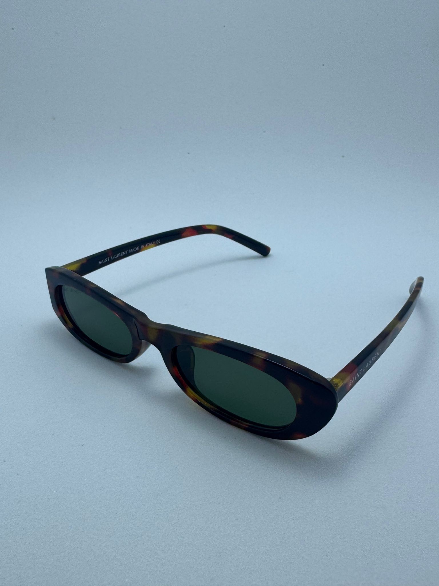 Saint Laurent 6161 Leopar Green