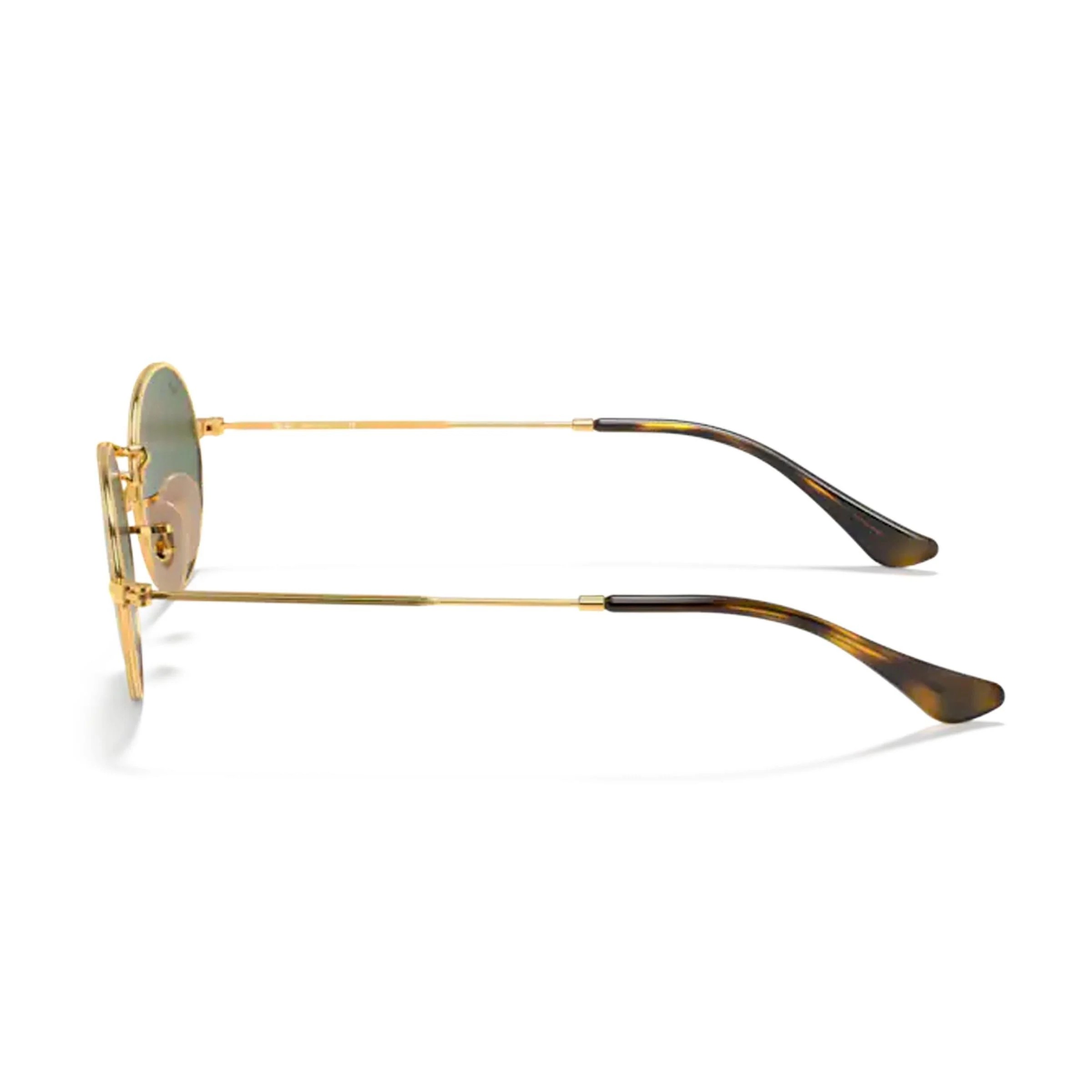 Ray-Ban Oval RB 3547 Gold Green