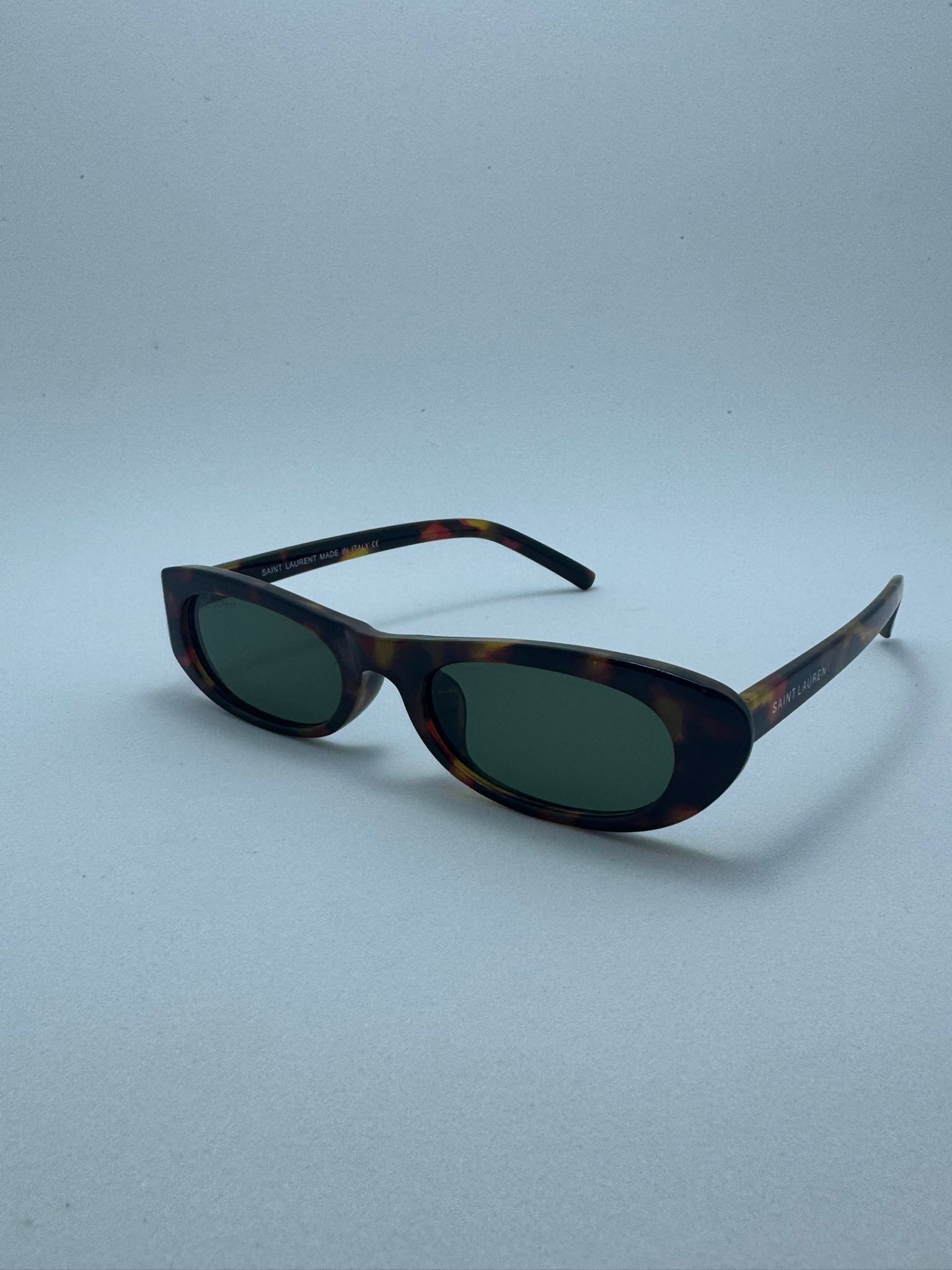Saint Laurent 6161 Leopar Green