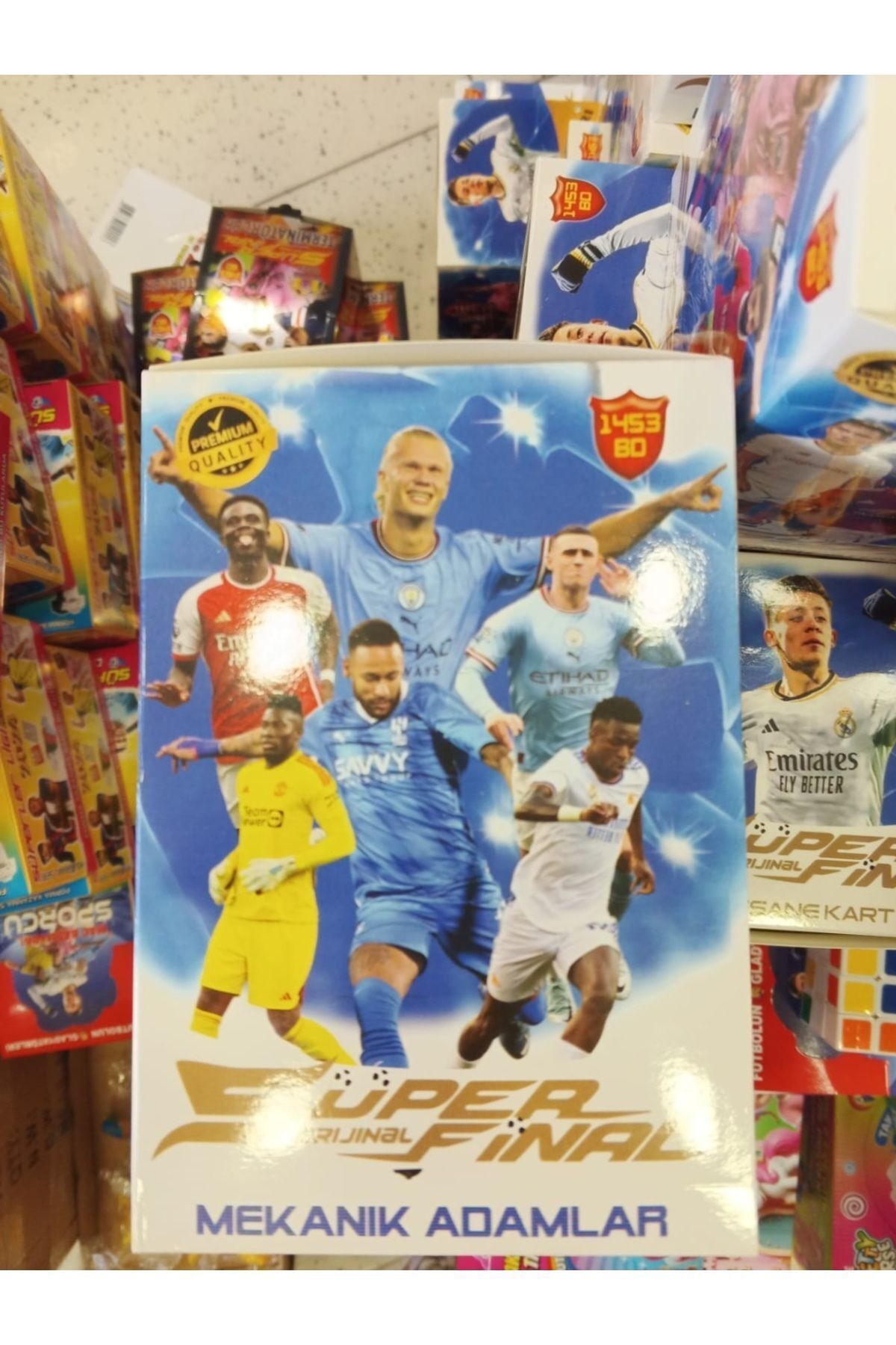Süper Final Mekanik Adamlar En Son Sezon Futbolcu Kartları 150 Paket 3lü (450 Kart) Dekomeka150