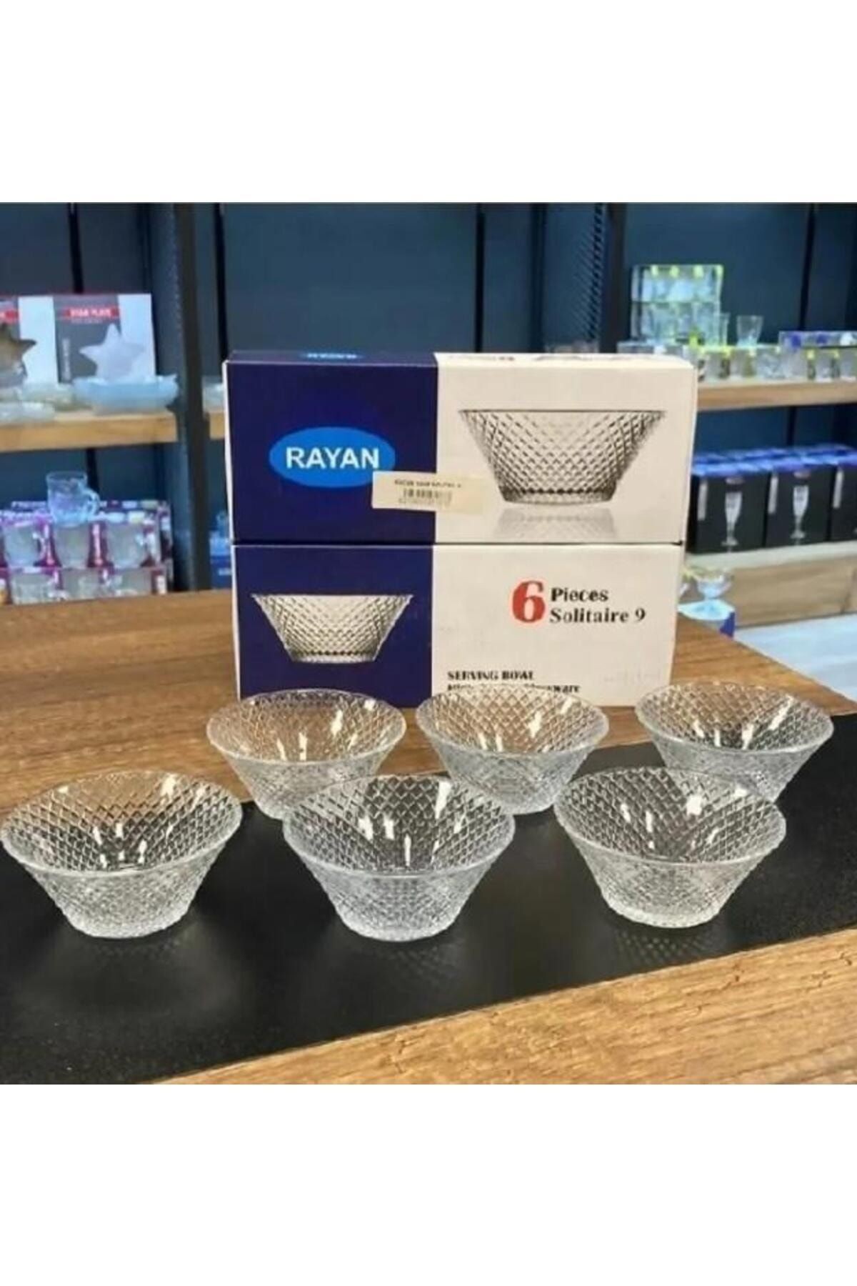 SOLİTAİRE 9 CAM 6 LI KASE
