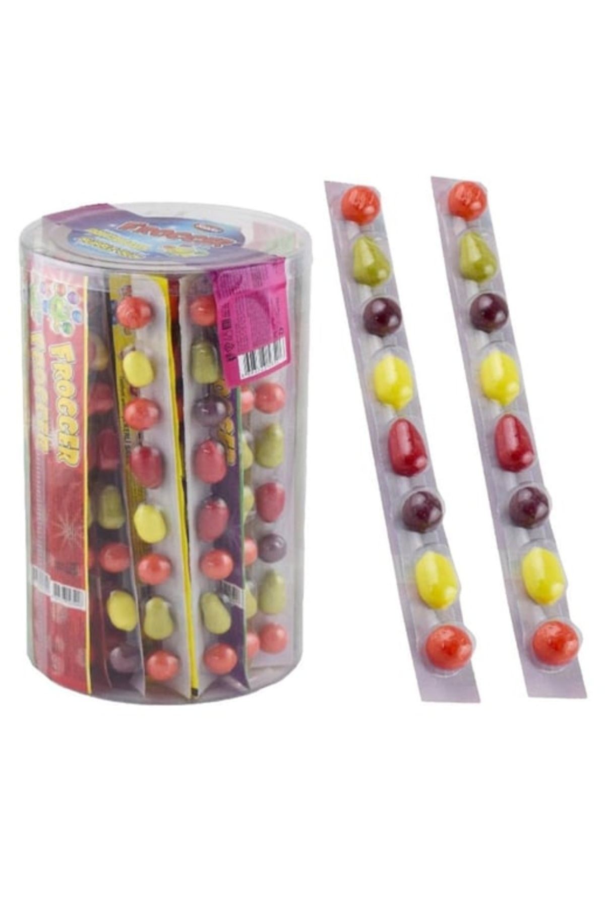 Frogger Tutti Frutti Aromalı Meyveli Sakız 42'li 1 kg