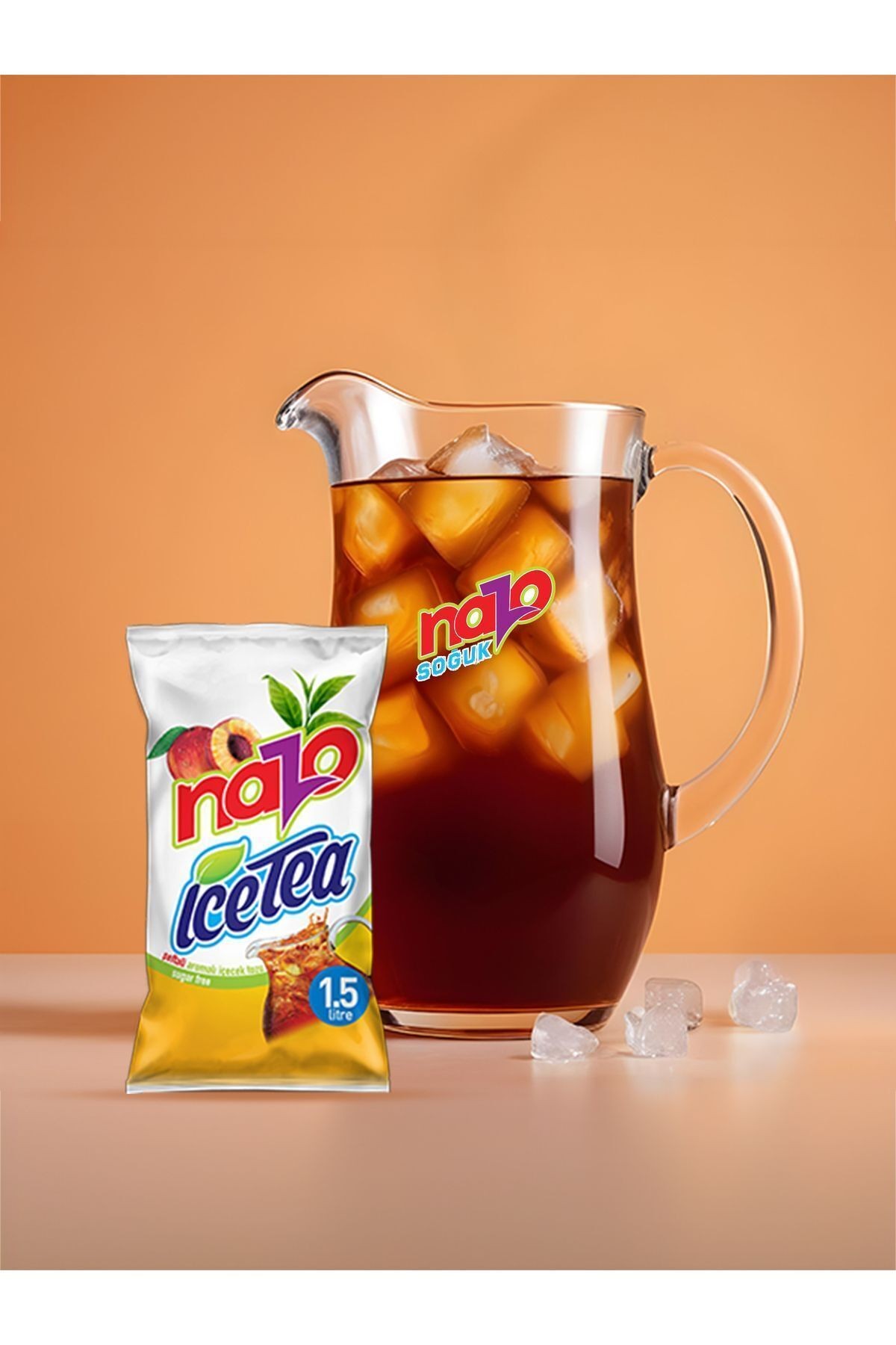 Ice Tea Şeftali Aromalı Toz Içecek 24’lü
