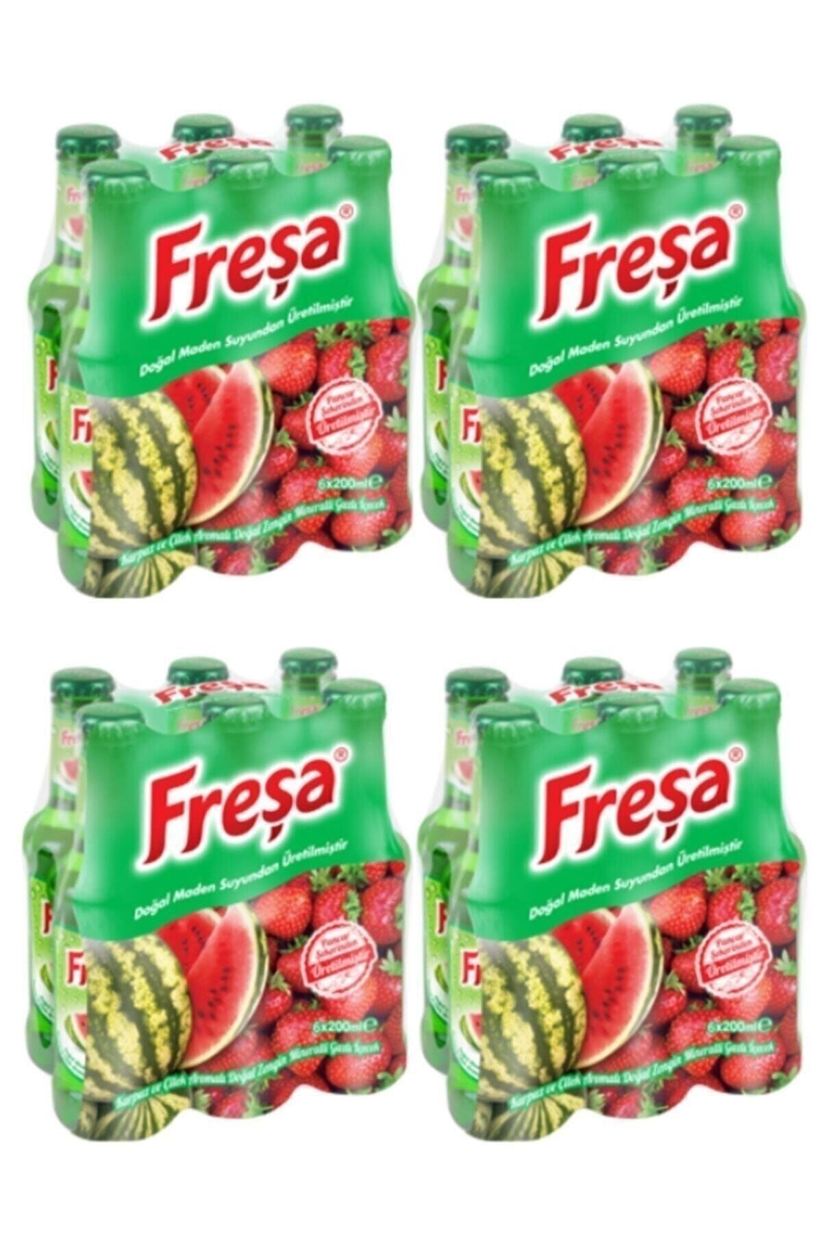 200 ml Karpuz Çilek Aromalı Doğal Zengin Mineralli*24 Adet
