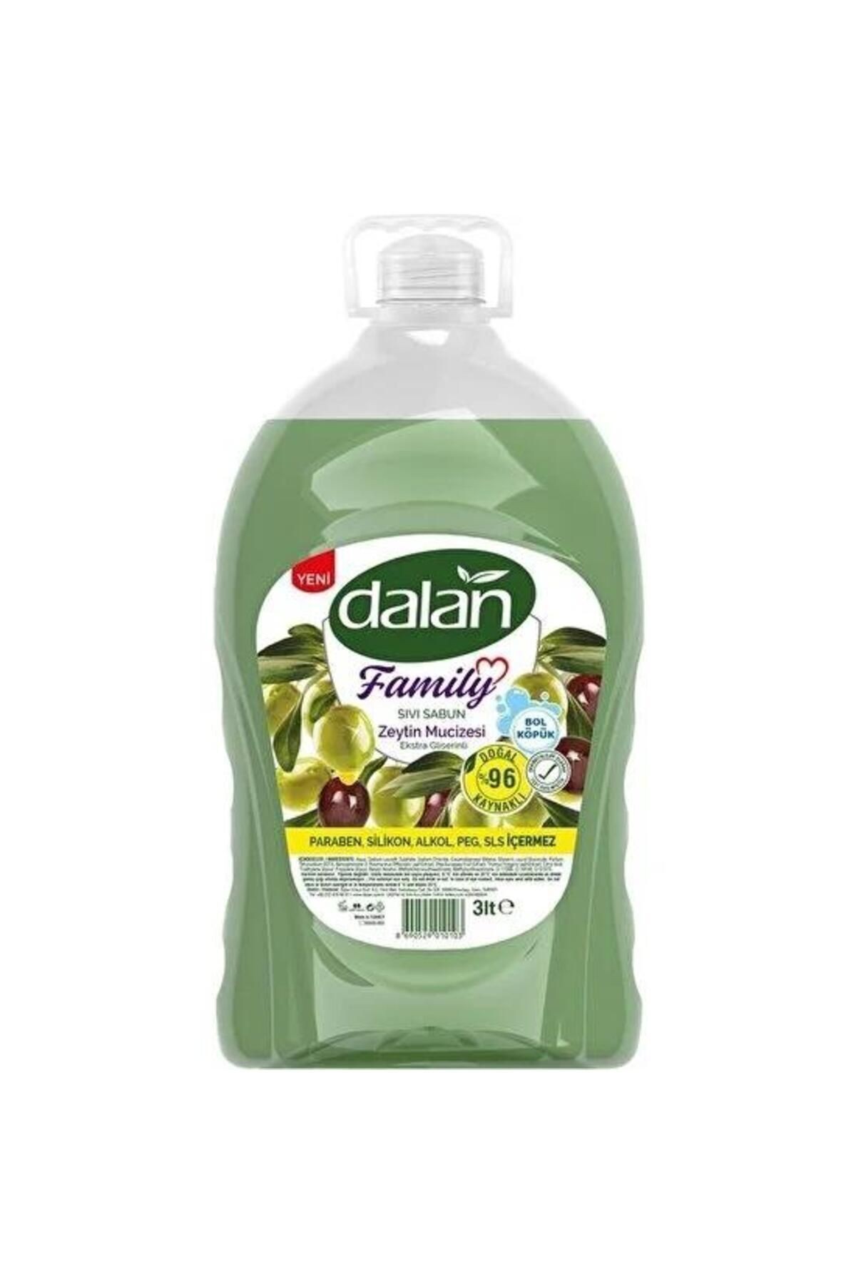 Sıvı Sabun 3 L. Zeytin Mucizesi Paraben, Silikon, Alkol, Peg, Sls Içermez