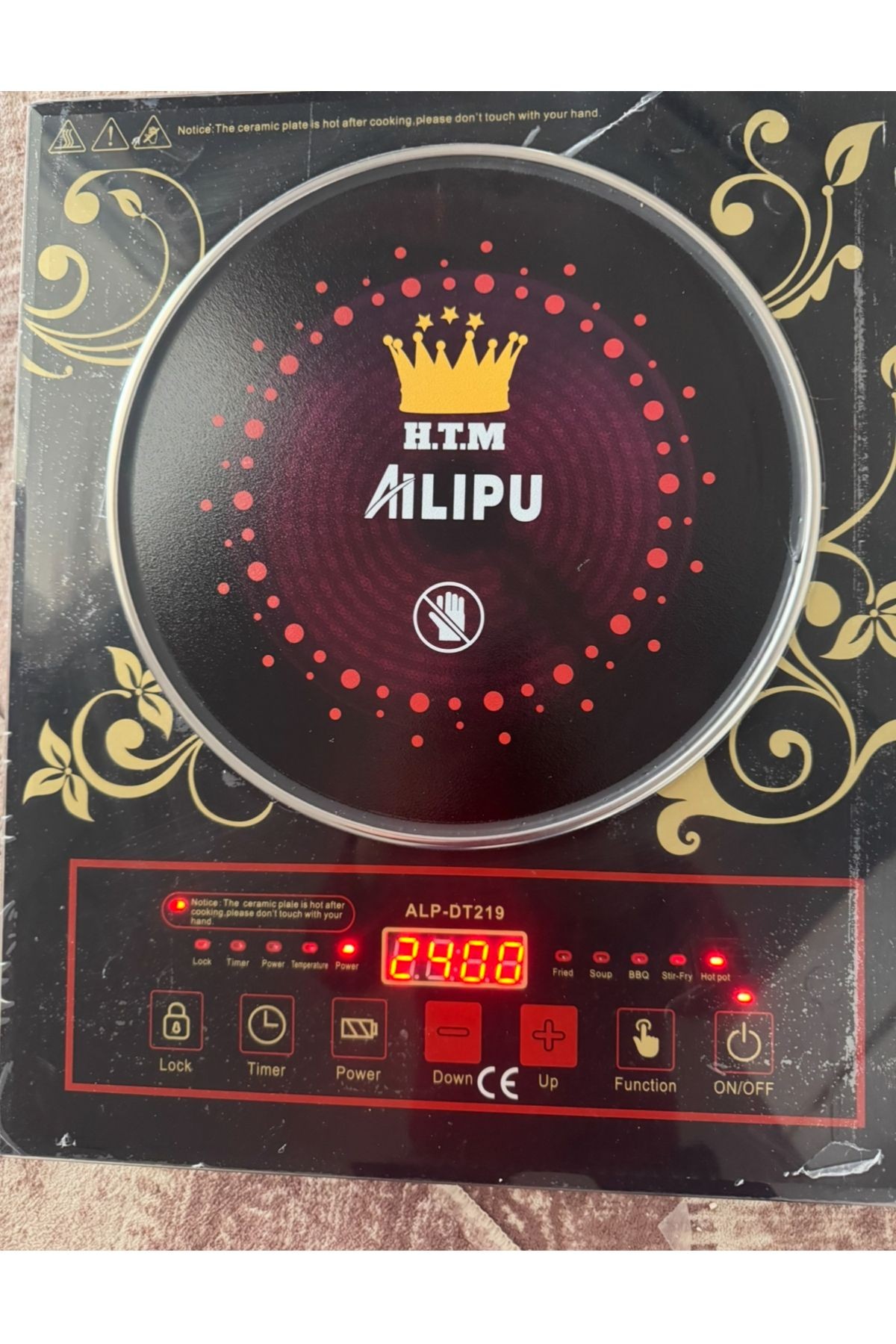 Lazer Elektrikli Ocak 2400 Watt