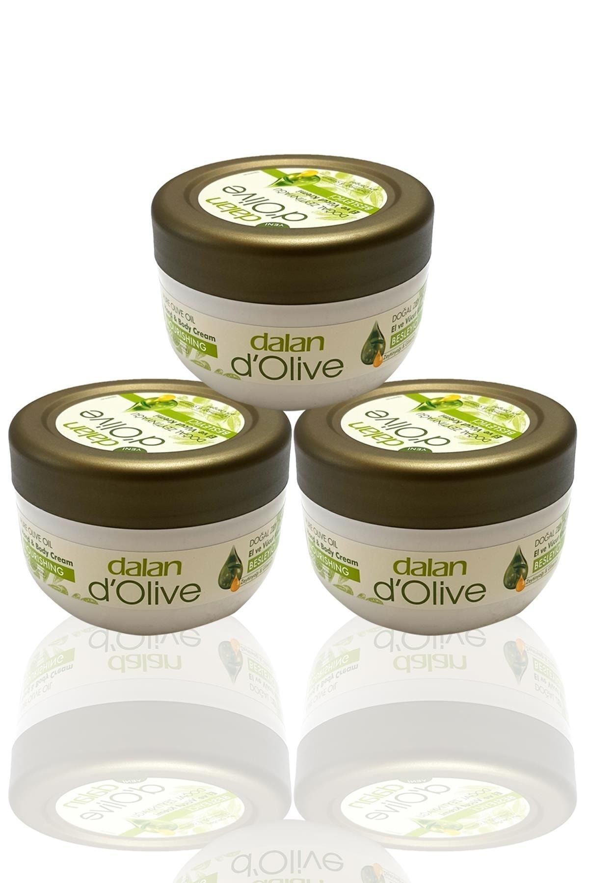 D'olive Doğal Zeytinyağlı El Ve Vücut Kremi 300 ml 3 Adet