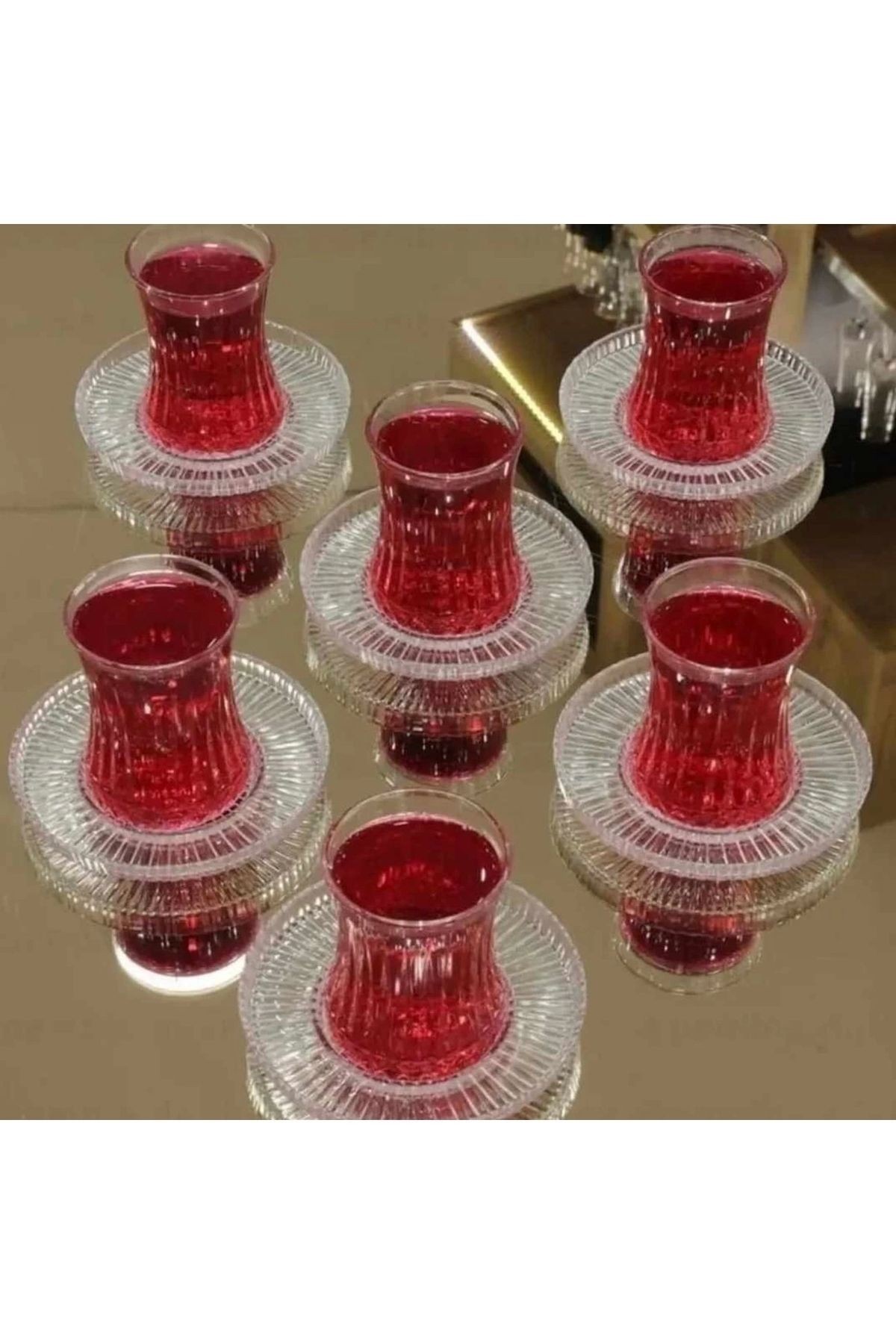 12 Parça Elysia Ithal Çay Takımı Seti