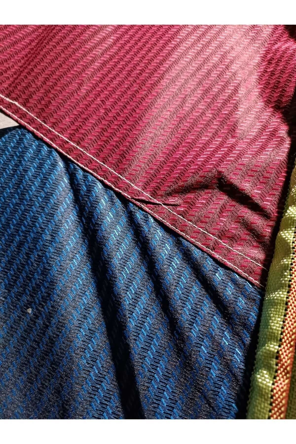 4 Kişilik Su Geçirmez, Otomatik Kurulan Kamp Çadırı ( 220x210x210 Cm - Mavi Kırmızı Renk )