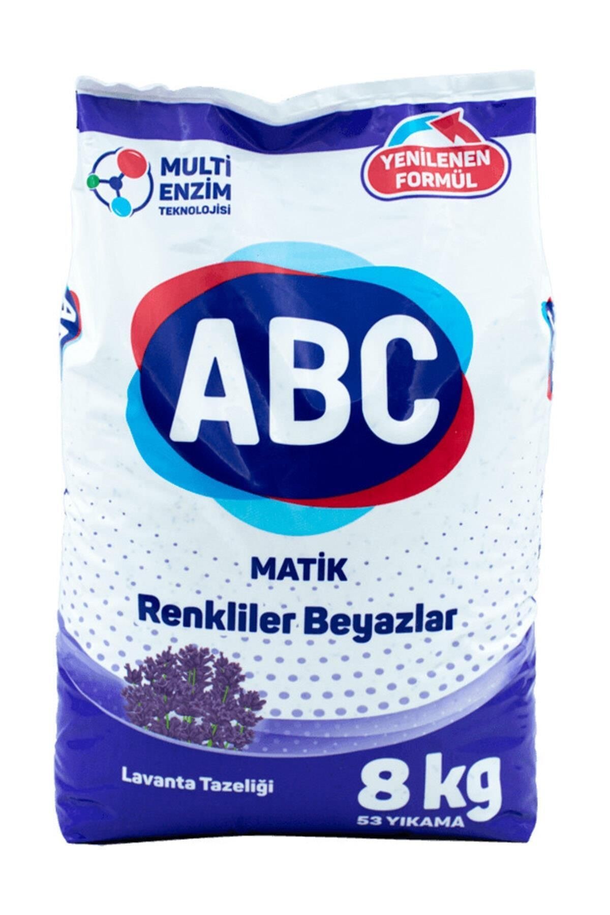 Renkli Ve Beyazlar İçin Matik Toz Çamaşır Deterjanı - Lavanta Tazeliği - 8 Kg.