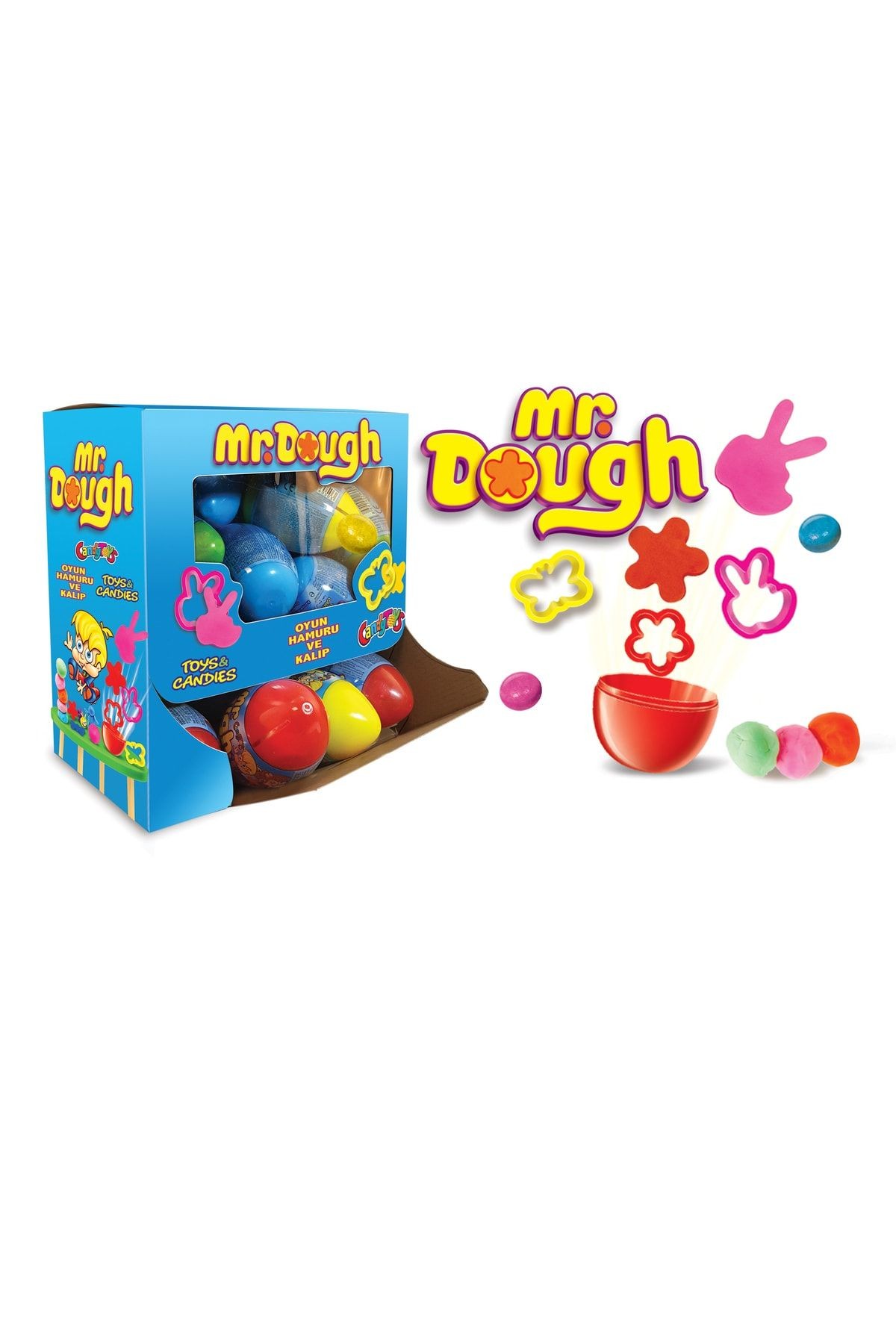 Toy Joy Mr.dough 10gr Plas.yumurta Havuzlu Tablet Draje Şeker - 24 Adet