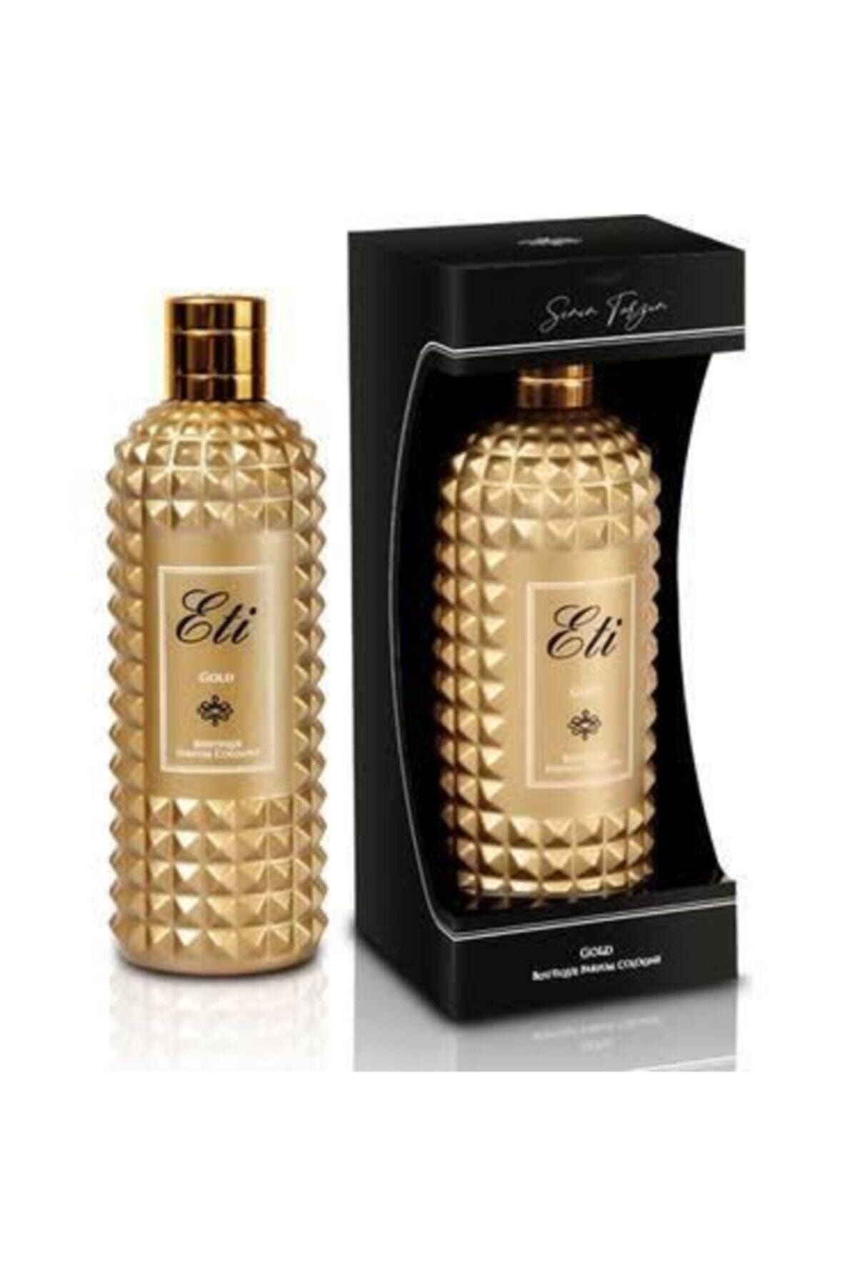 Meşhur Parfümlü Eti Butik Kolonya Cam Şişe 300 Ml X 4 Adet Çok Al Az Öde