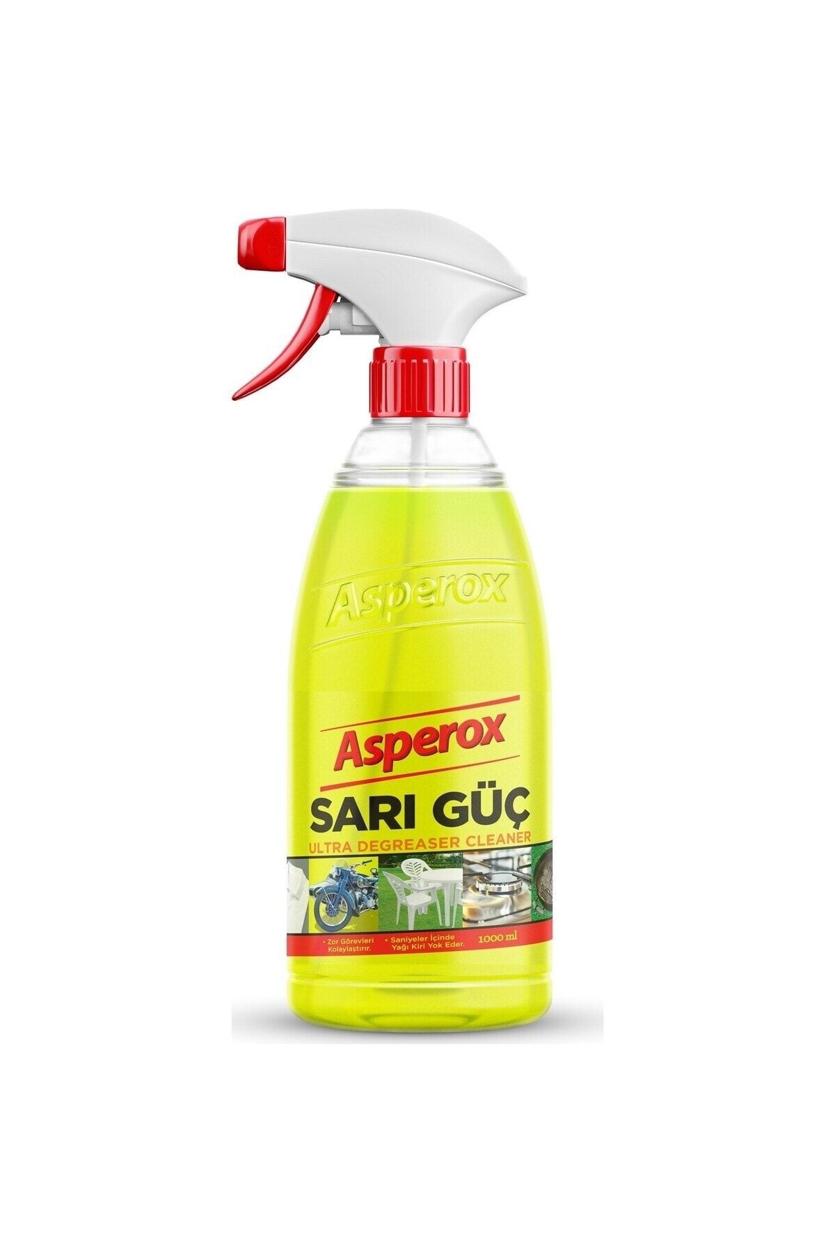 Sarı Güç 1000ml 2 Adet,porçöz Mutfak Ekstra Hijyen 750ml 2 Adet 4'lü Ovma Teli Hediye