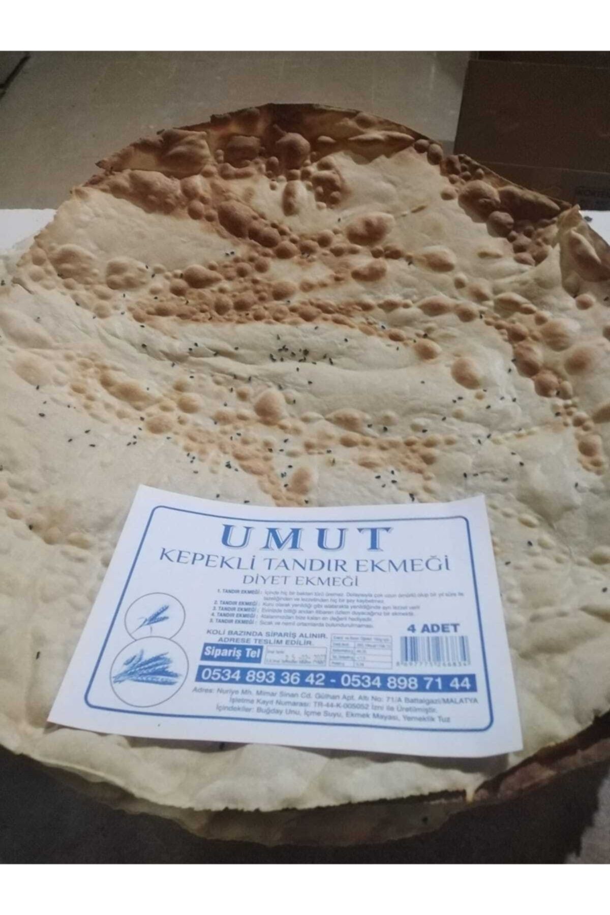Umut Tandır Ekmeği 60 Tanesi