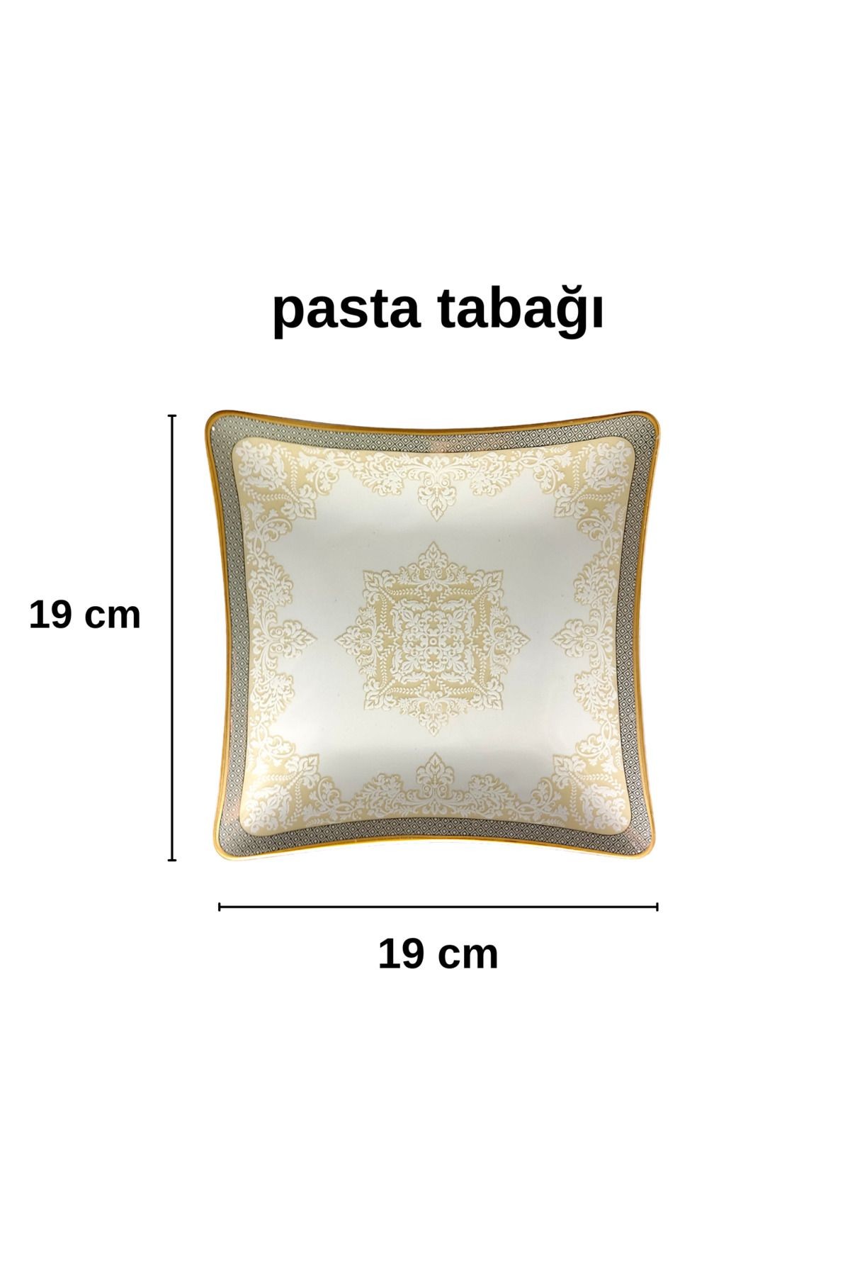 6 Kişilik Gold&gümüş Yemek Takımı 24 Parça Yemek Tabağı,çorba Kasesi.servis Tabağı,pasta Tabağı