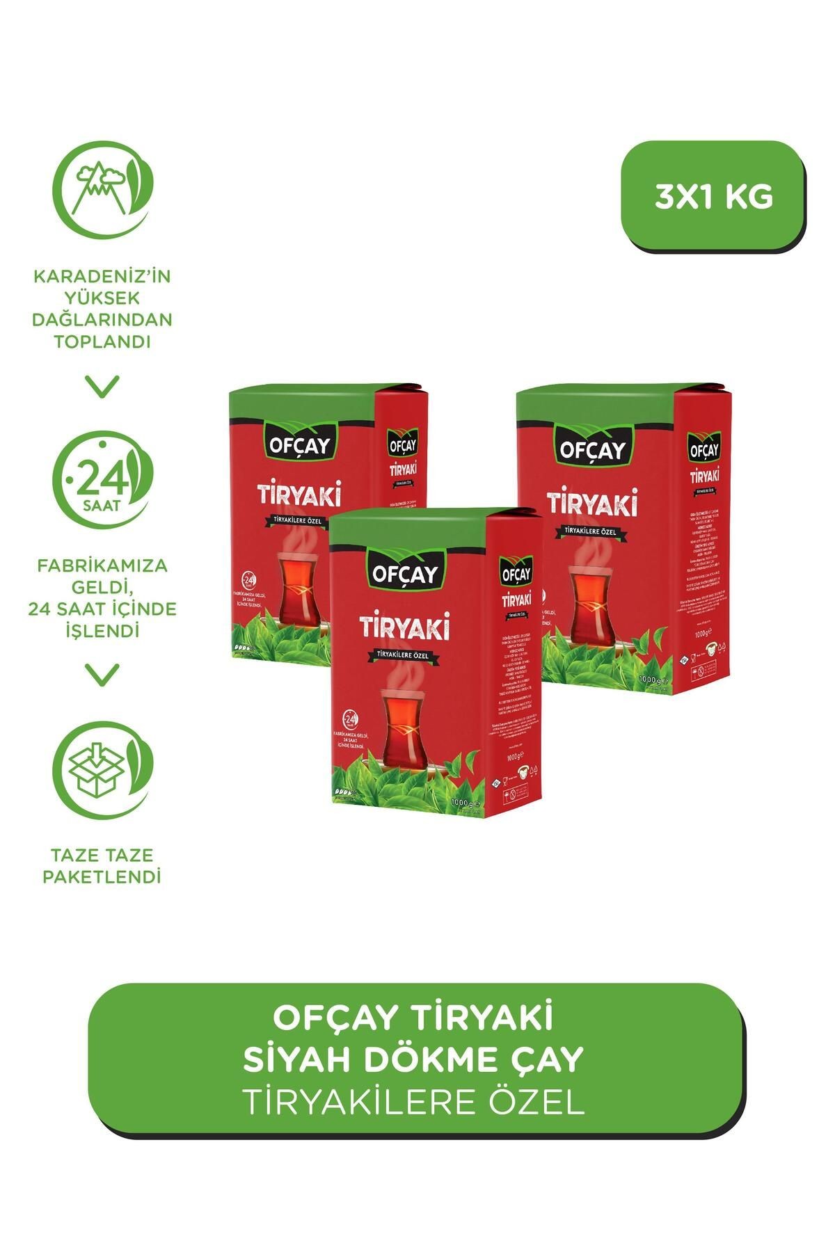 Tiryaki Dökme Siyah Çay 1000gr X 3