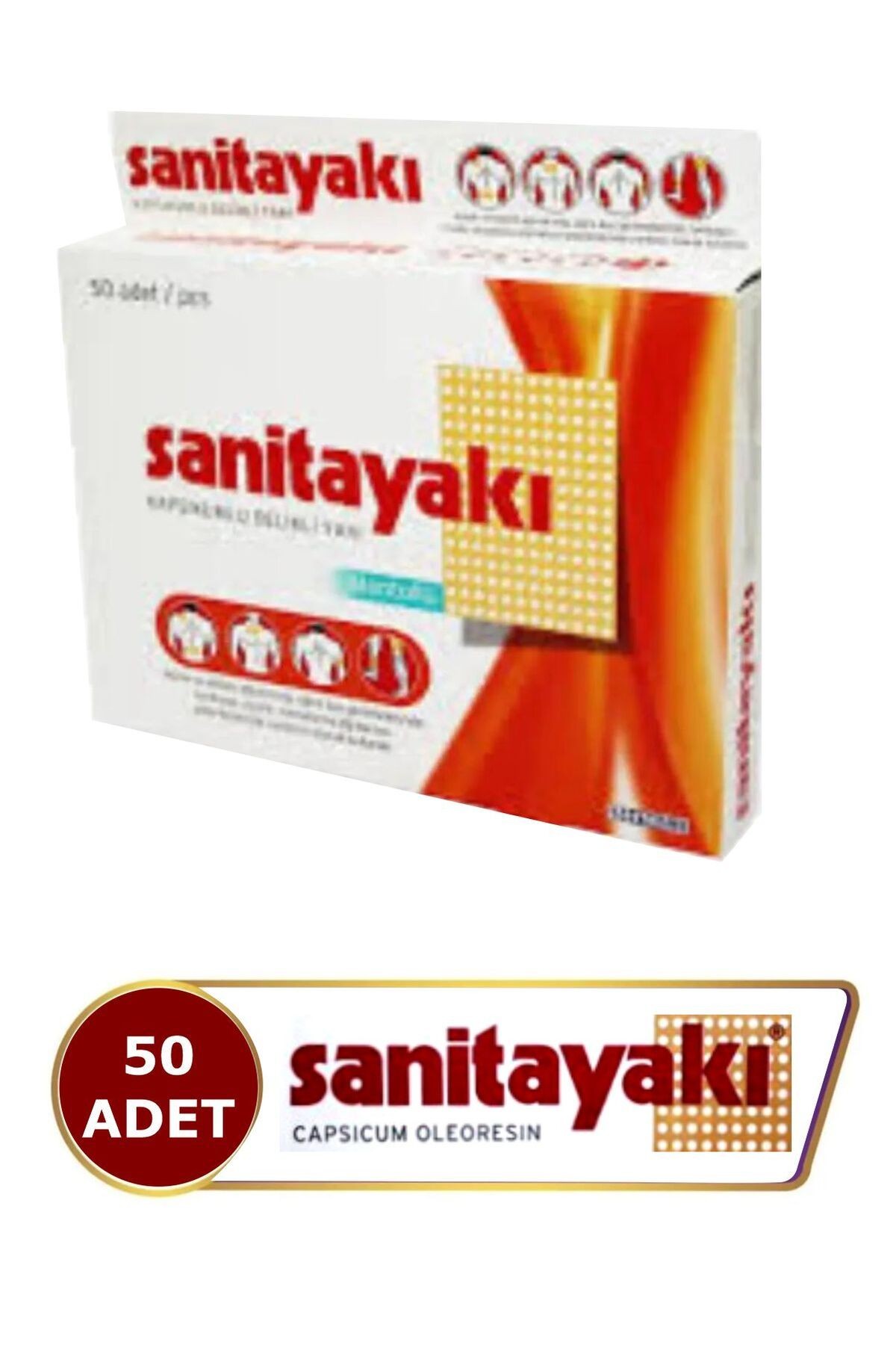 SANİTA - KAPSİKUMLU YAKI MENTOLLÜ - 50 ADET