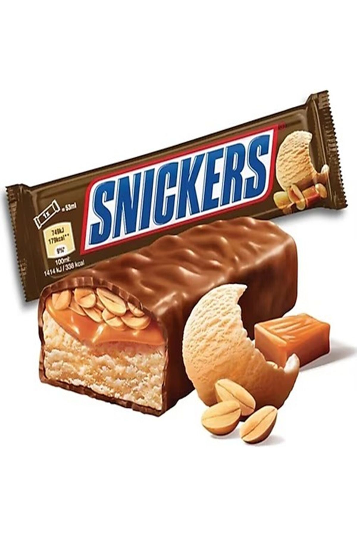 Çikolata Yer Fıstıklı 80g x 24 Adet Jumbo