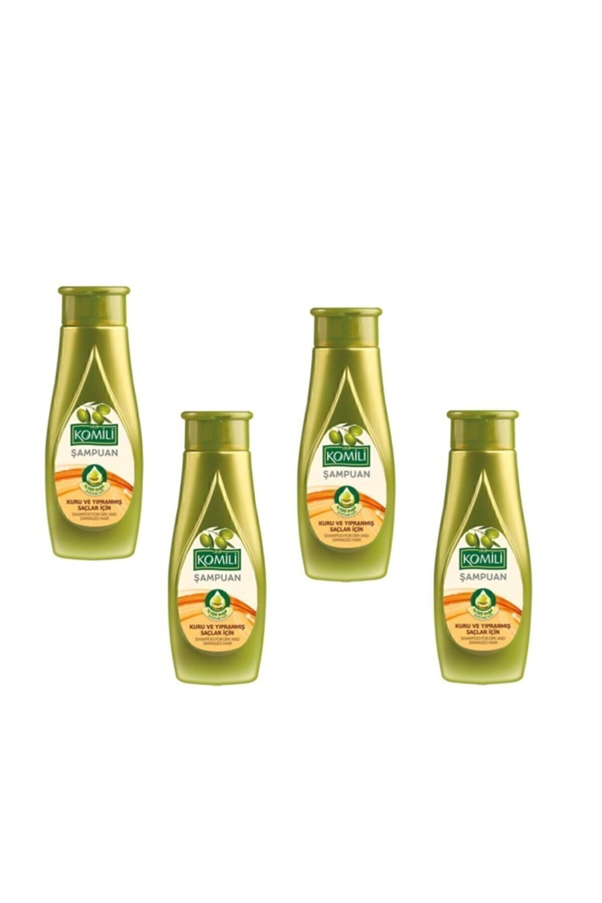 4 Adet Kuru Ve Yıpranmış Saçlar Için Onarıcı Bakım Şampuanı Zeytinyağlı 500 ml