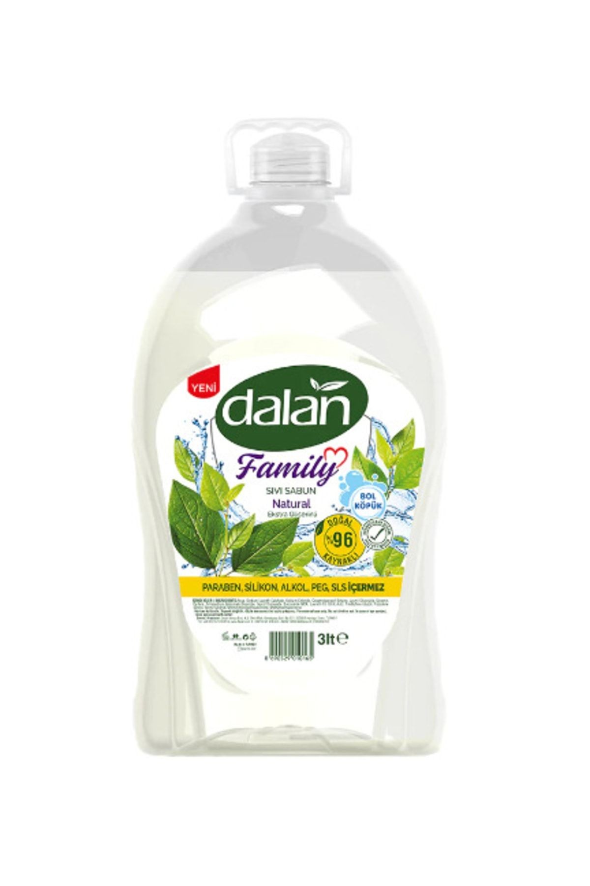 Dalan Sıvı Sabun Natural 3 Lt X 4 Adet