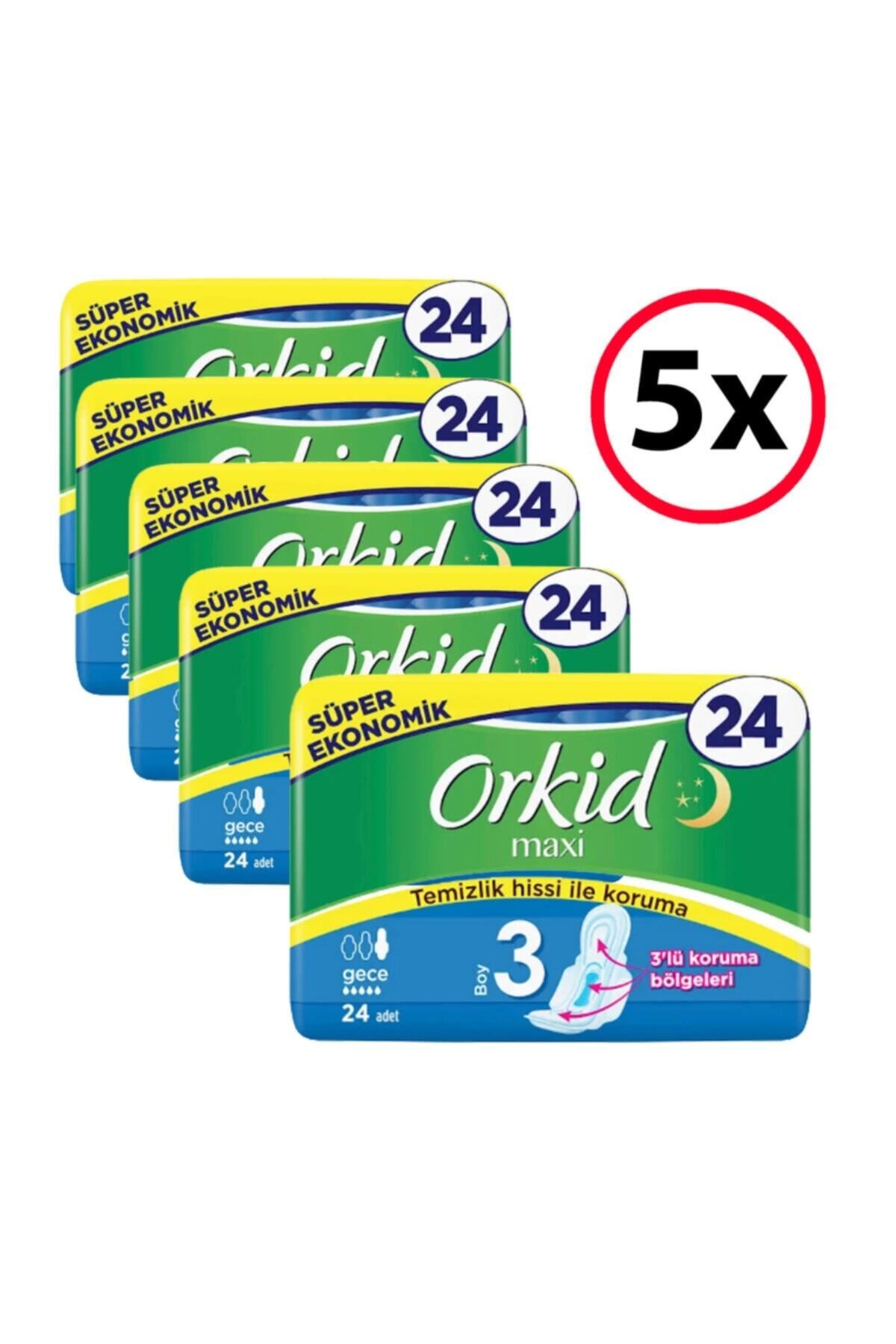 Maxi 4'lü Gece 24 Adet X 5 Adet