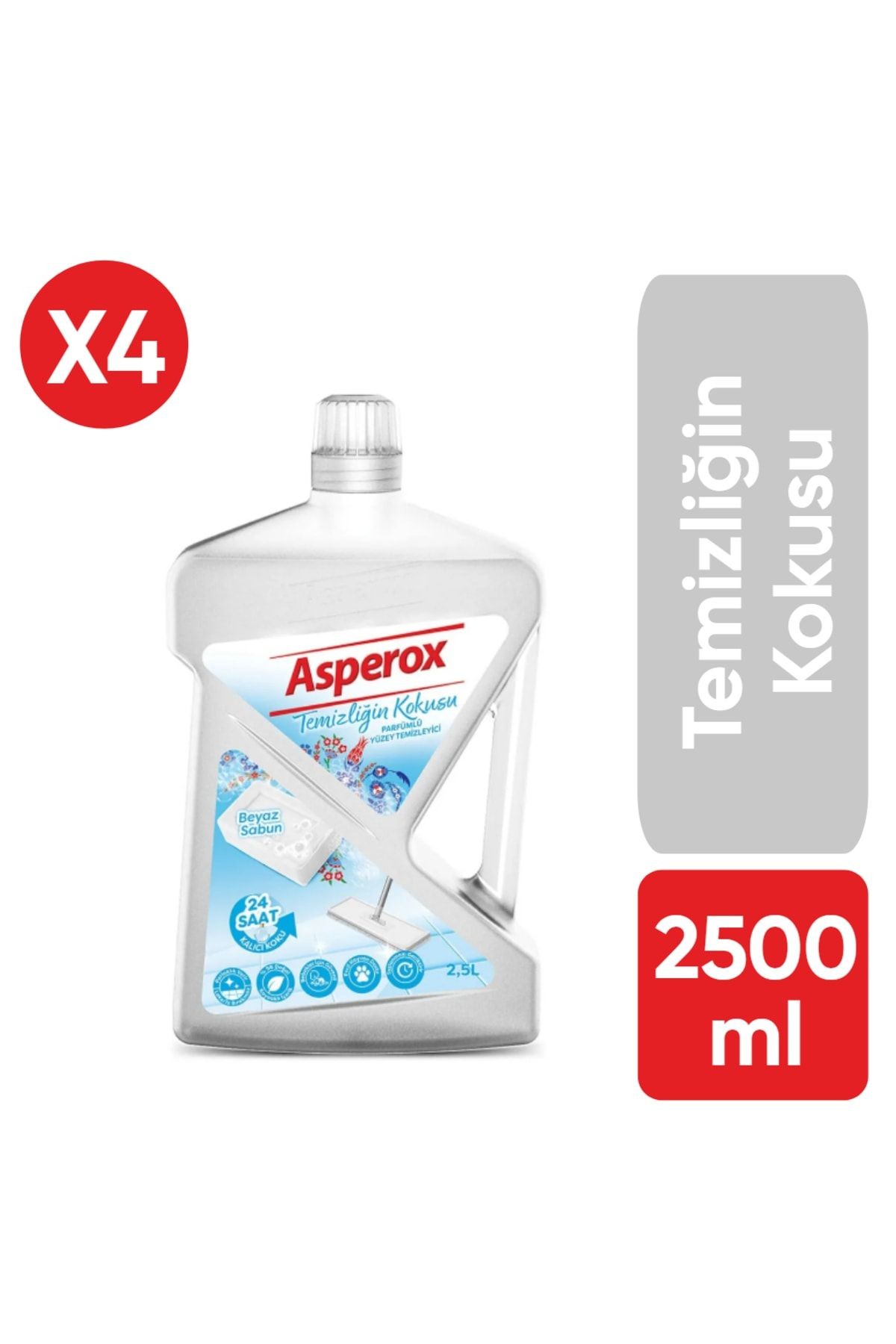 Yüzey Temizleyici Beyaz Sabun 2500 Ml X4 Adet