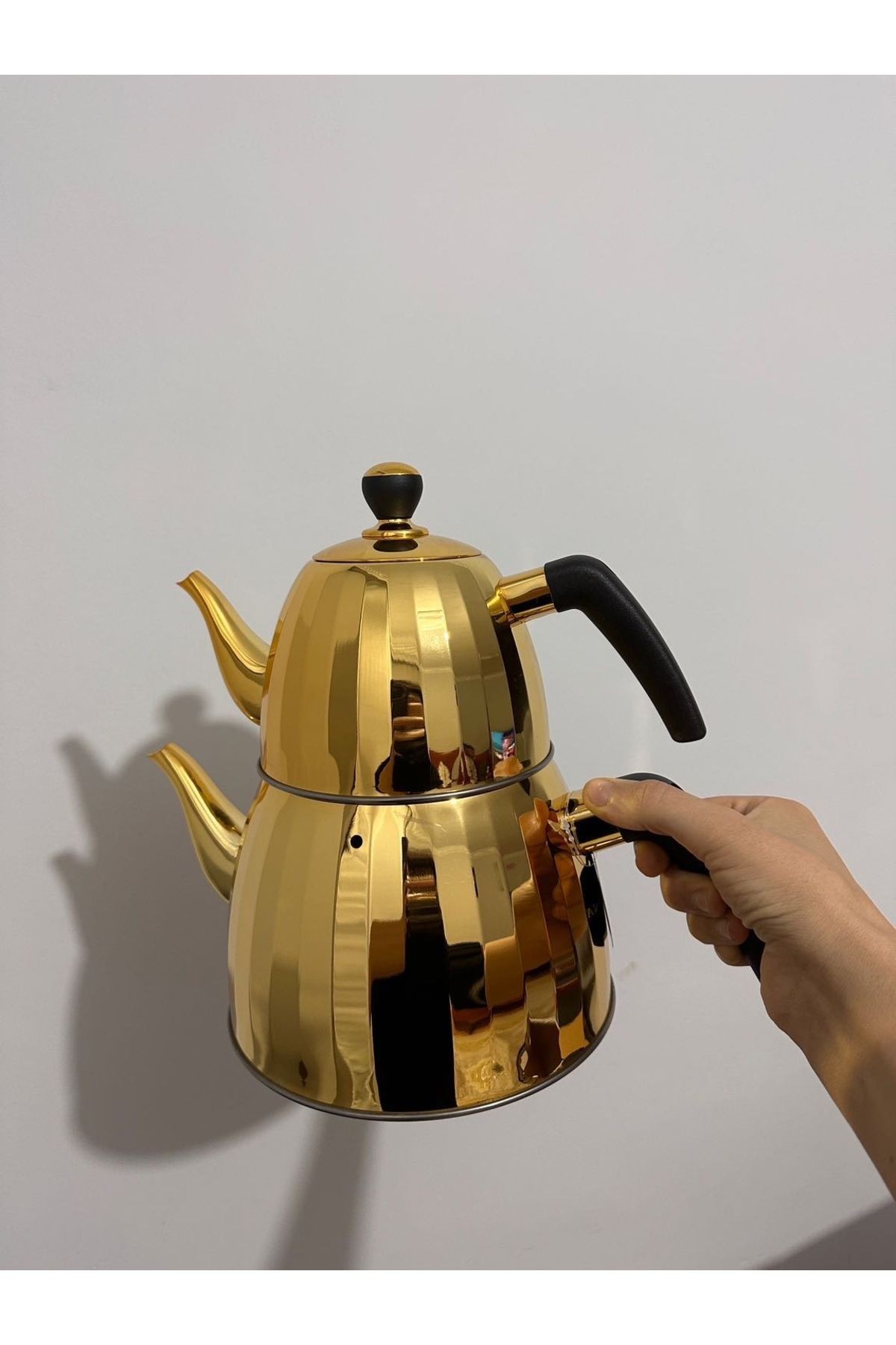 gold çelik çaydanlık takımı @shopchix