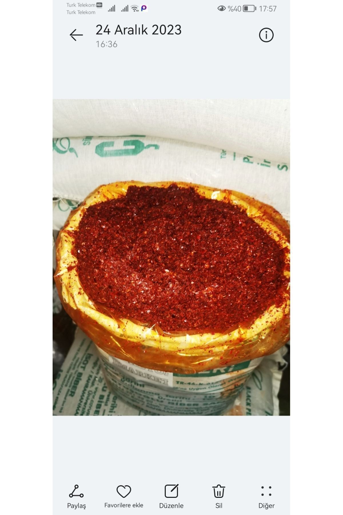 DMarket Çavuşoğlu kırmızı pul biber 10 kg