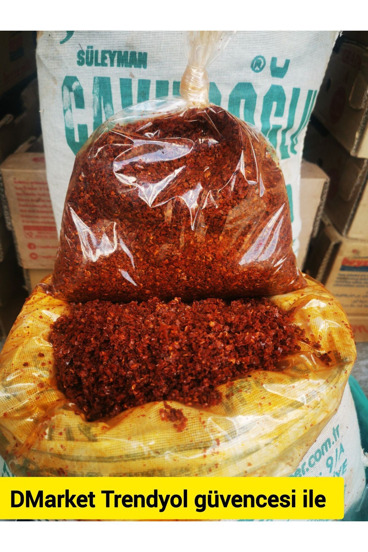 Süleyman Çavuşoğlu Kırmızı Aci pul biber 1kg