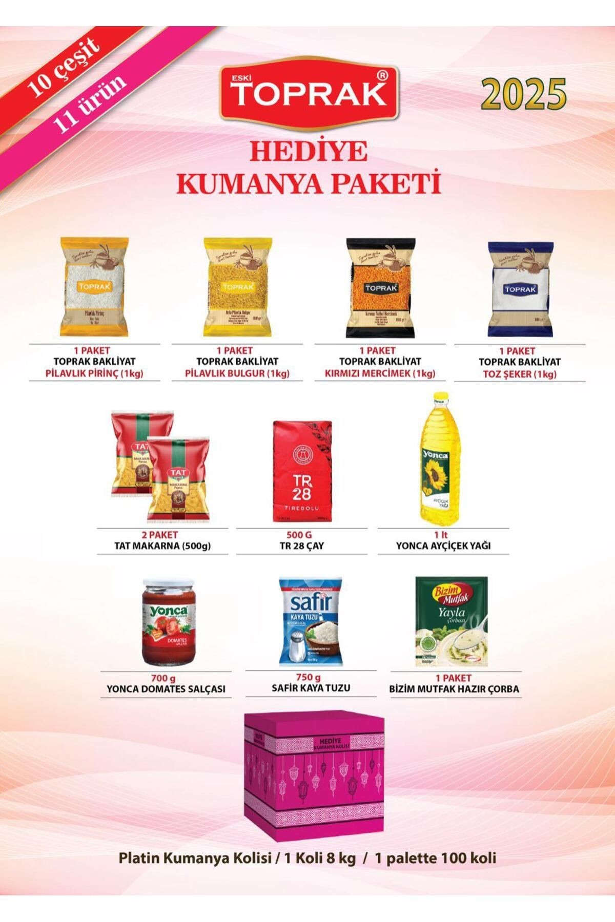 Ramazan Kolisi Gold Erzak Kolisi Yardım Kolisi 11 Ürün Hediye