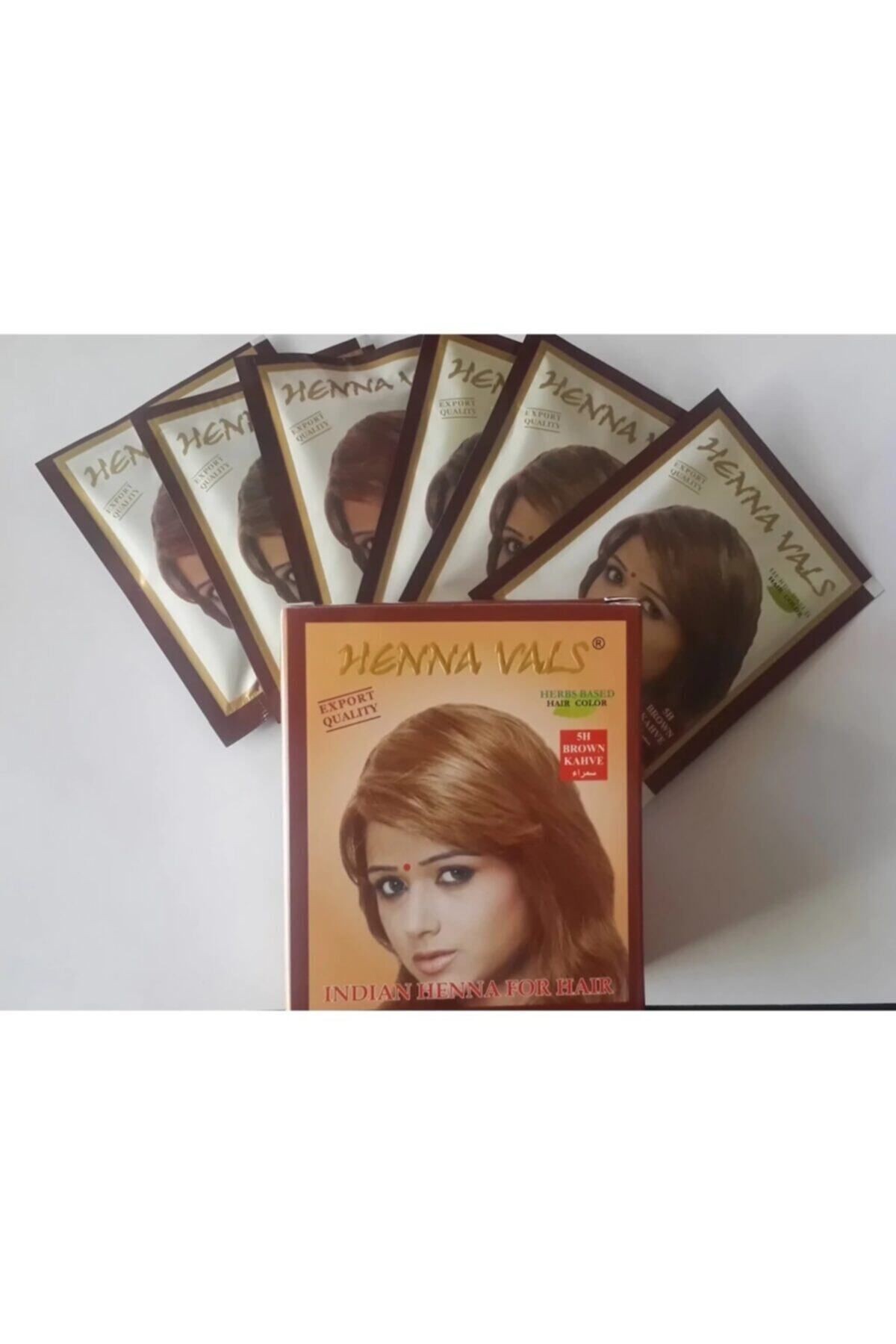 Saç Kınası Kahve Rengi 1 Kutuda 6 Paket
