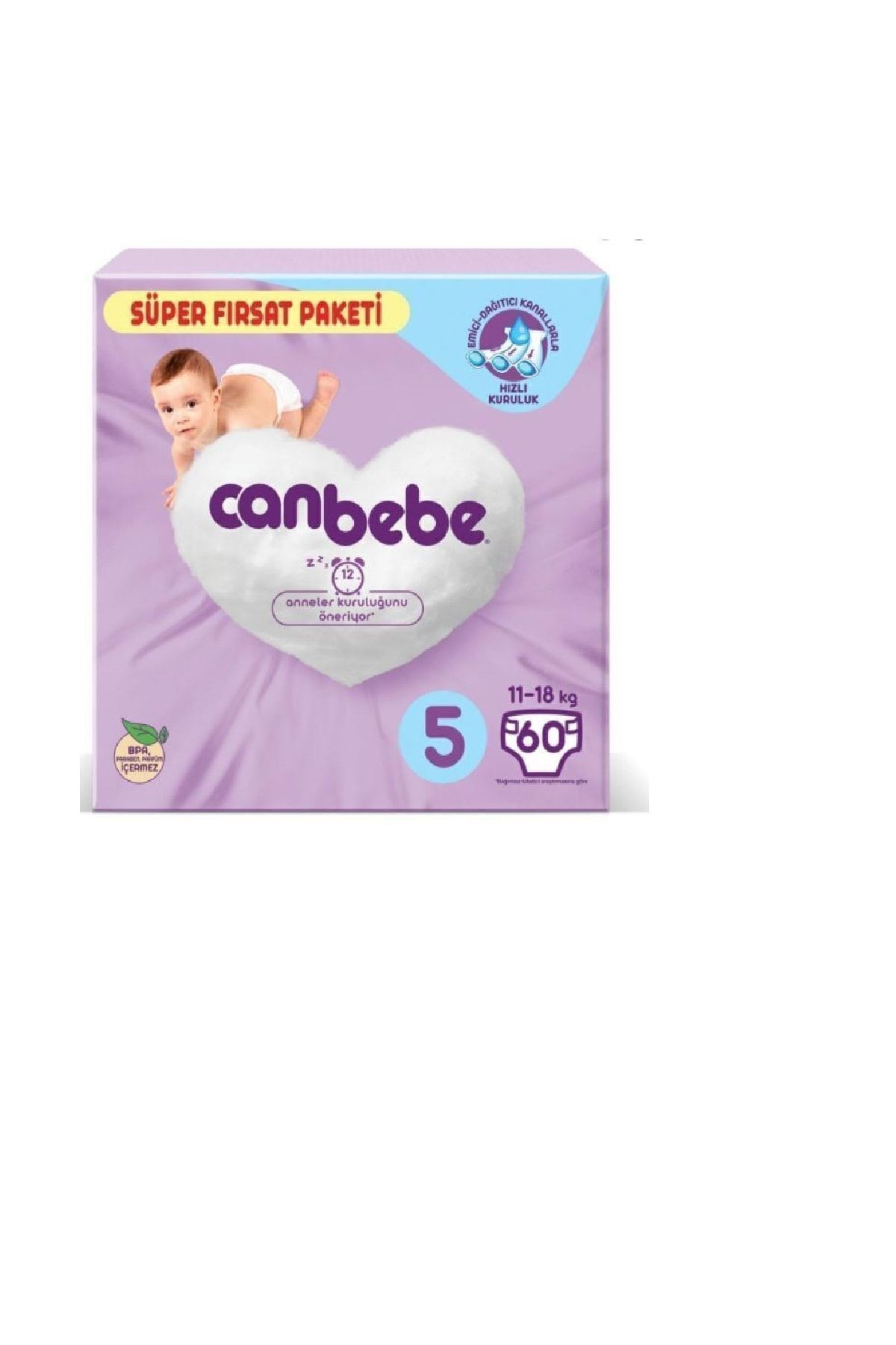 Bebek Bezi 5 Beden 11-18 kg 60 Adet