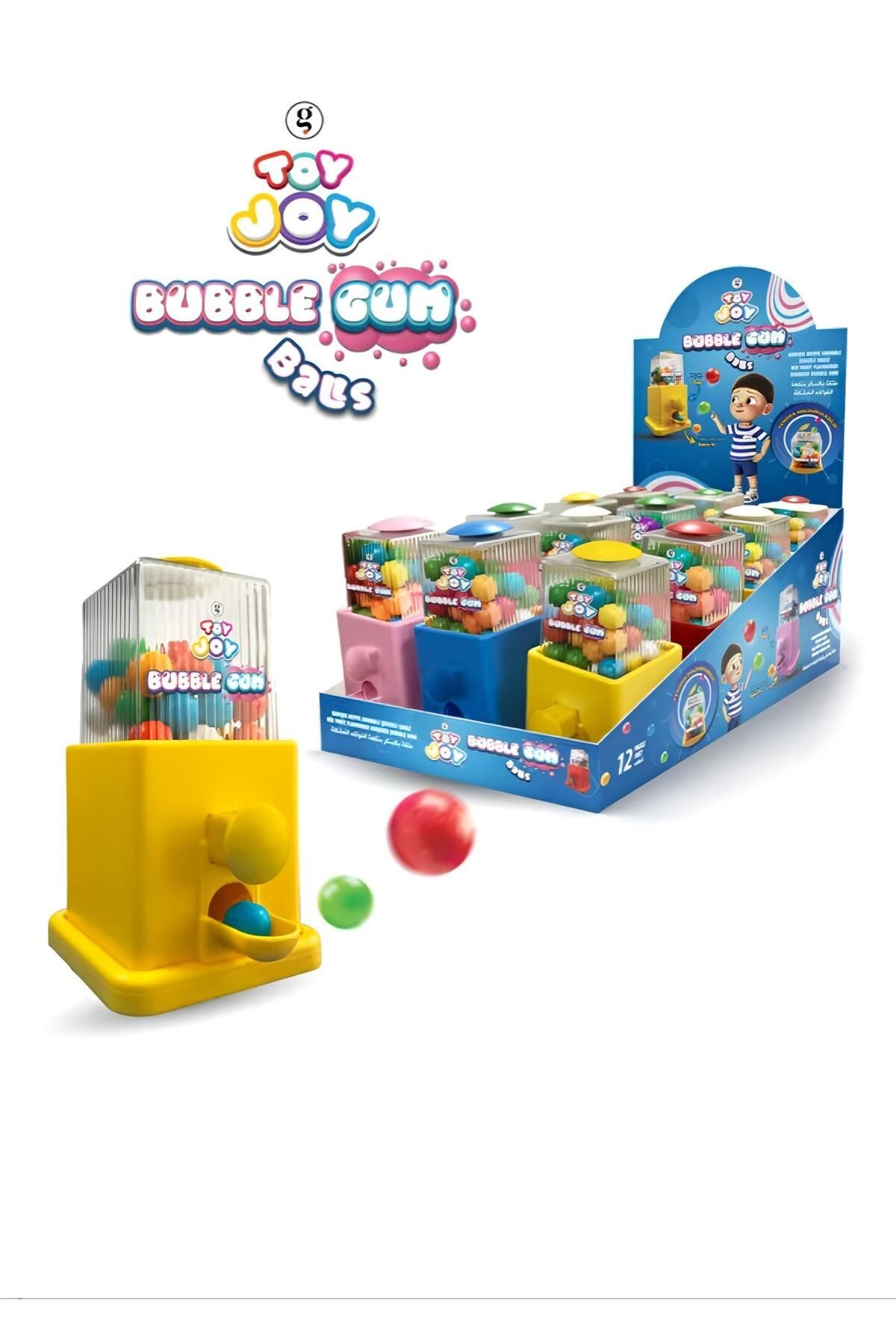 TOY JOY BUBBLE GUM BALLS SAKIZ MAKİNESİ 75 G x 12 Adet