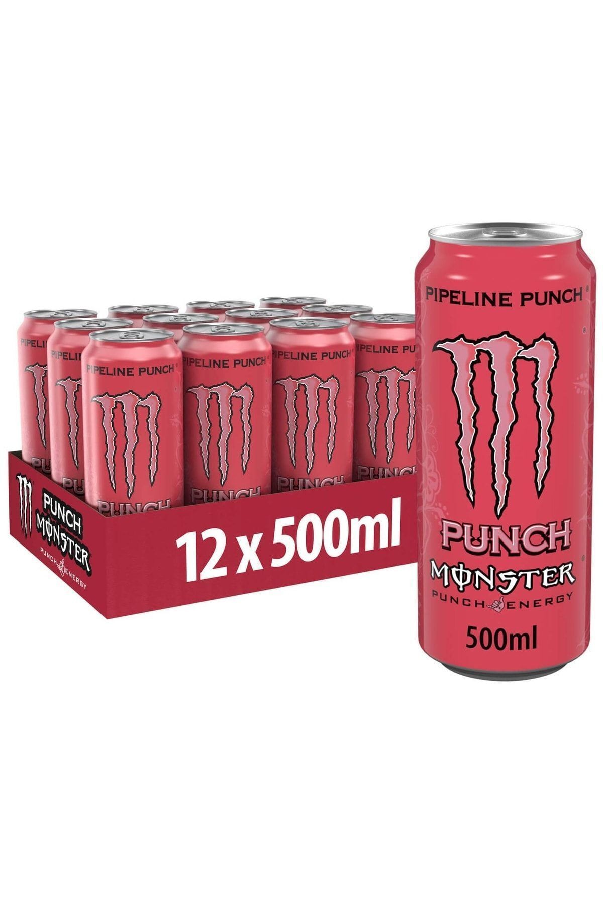 Monster 500 ml Enerji Içeceği Orjinal Tat Mükemmel Lezzet 12 Adet