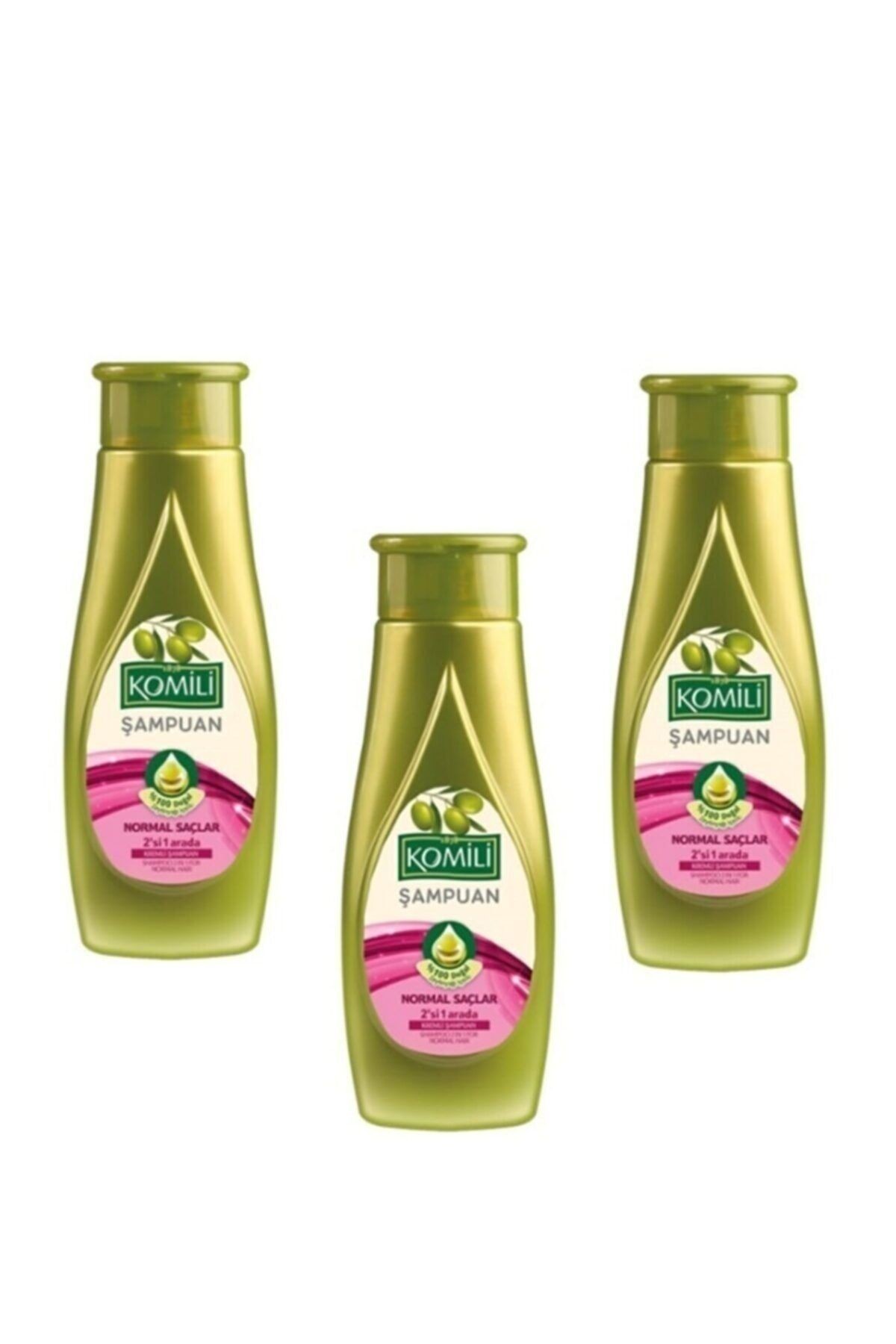 3 Adet Normal Saçlar Için Kremli Model Zeytinyağlı Şampuan 500 Ml