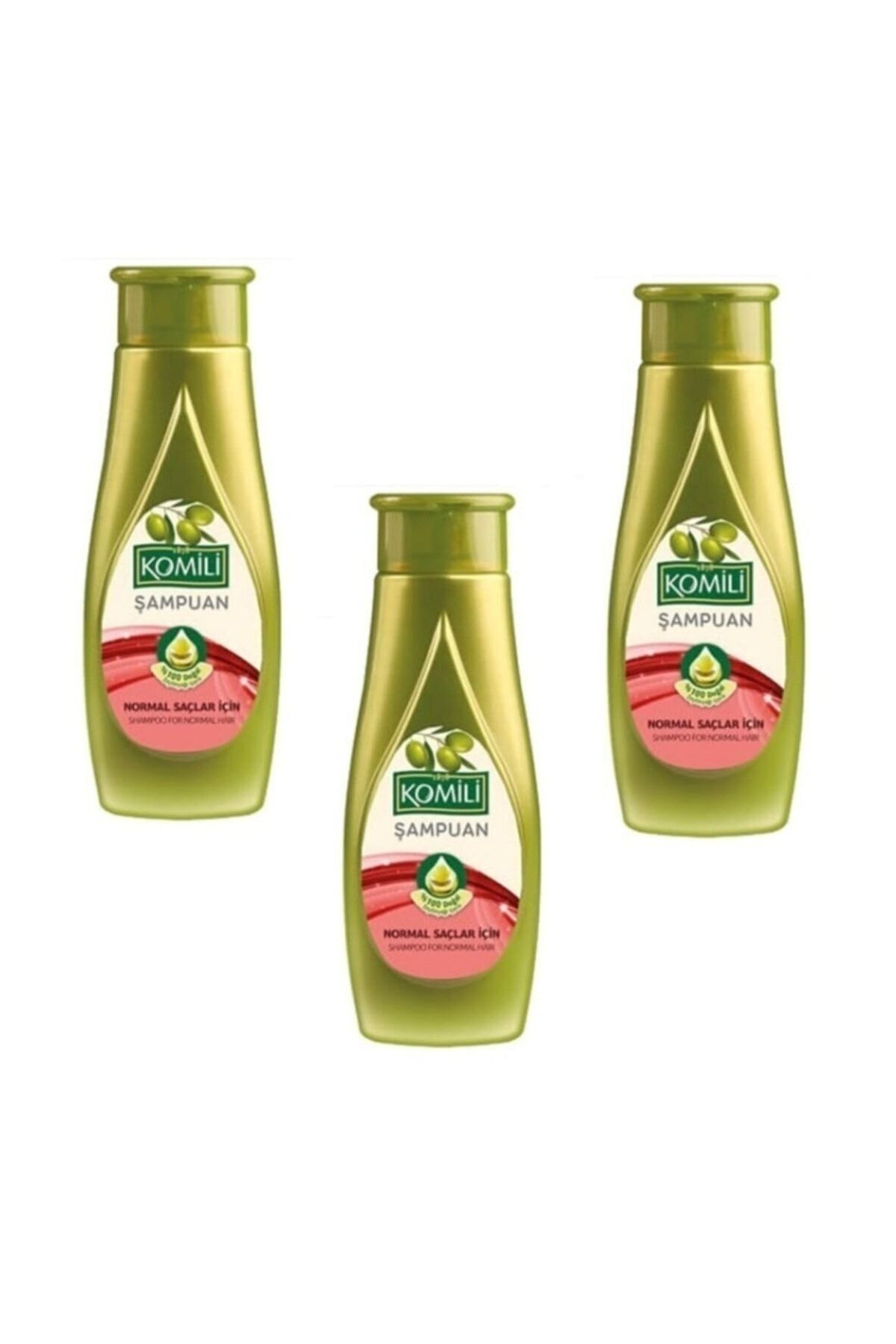 3 Adet Normal Salar Için Zeytinyağlı Şampuan 500 Ml