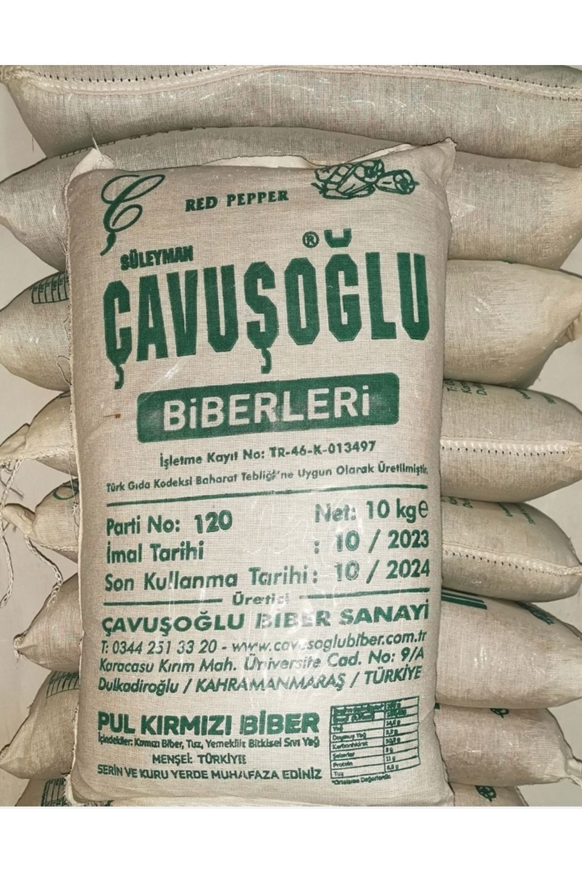 DMarket Çavuşoğlu kırmızı pul biber 10 kg