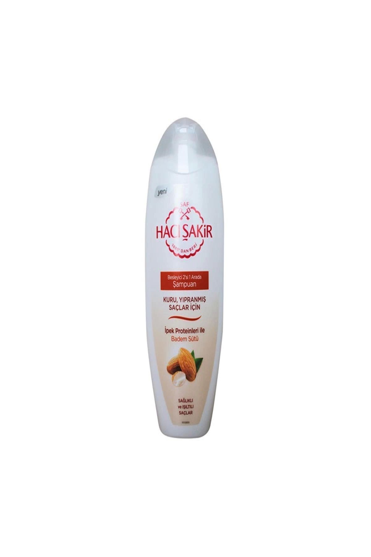 Hacı Şakir Şampuan 500 ml_Kuru Saçlar İçin (Badem Sütlü) 453777 *12